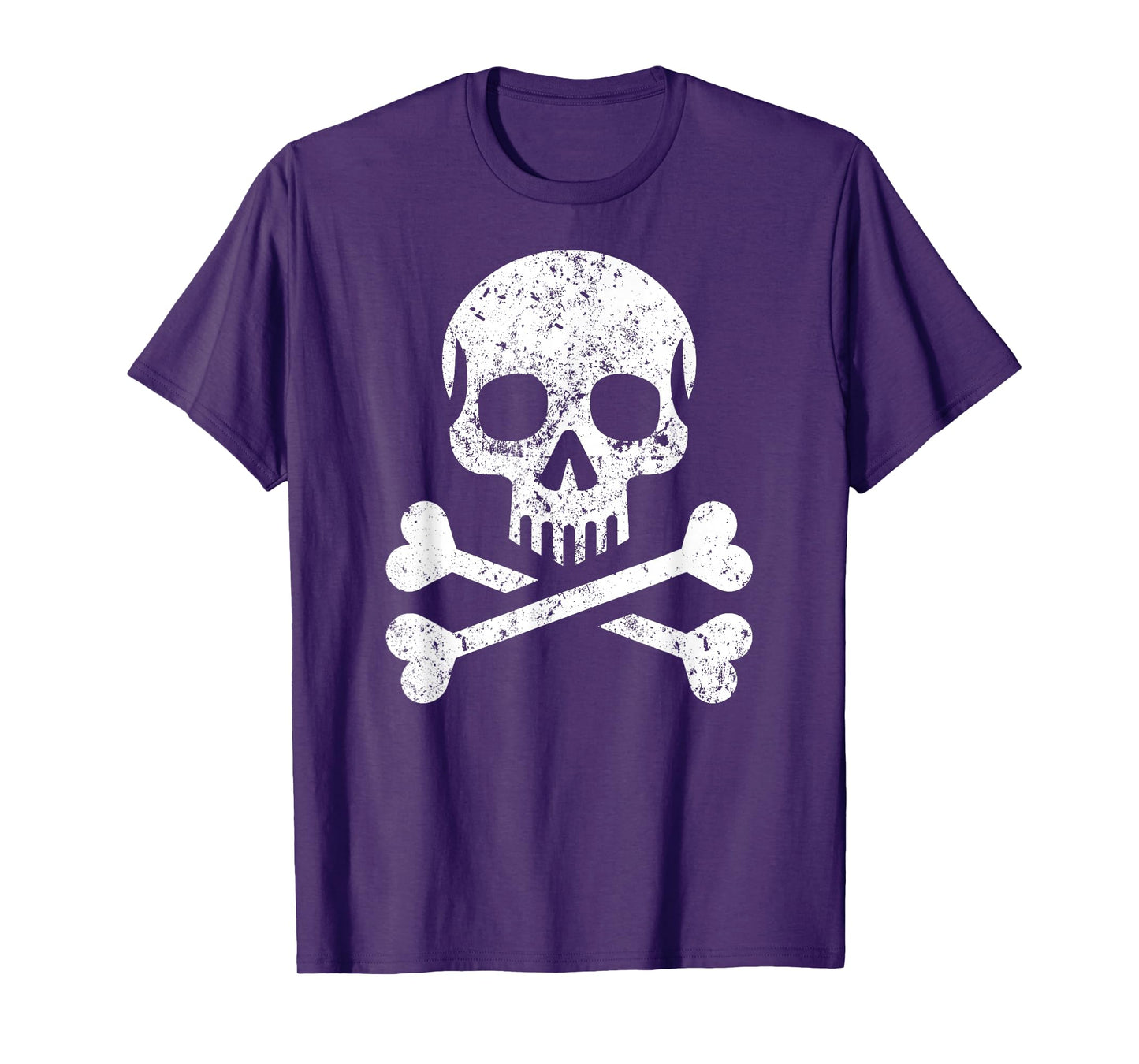 Skull Crossbones Skeleton Jolly Roger Flag Halloween T-Shirt
