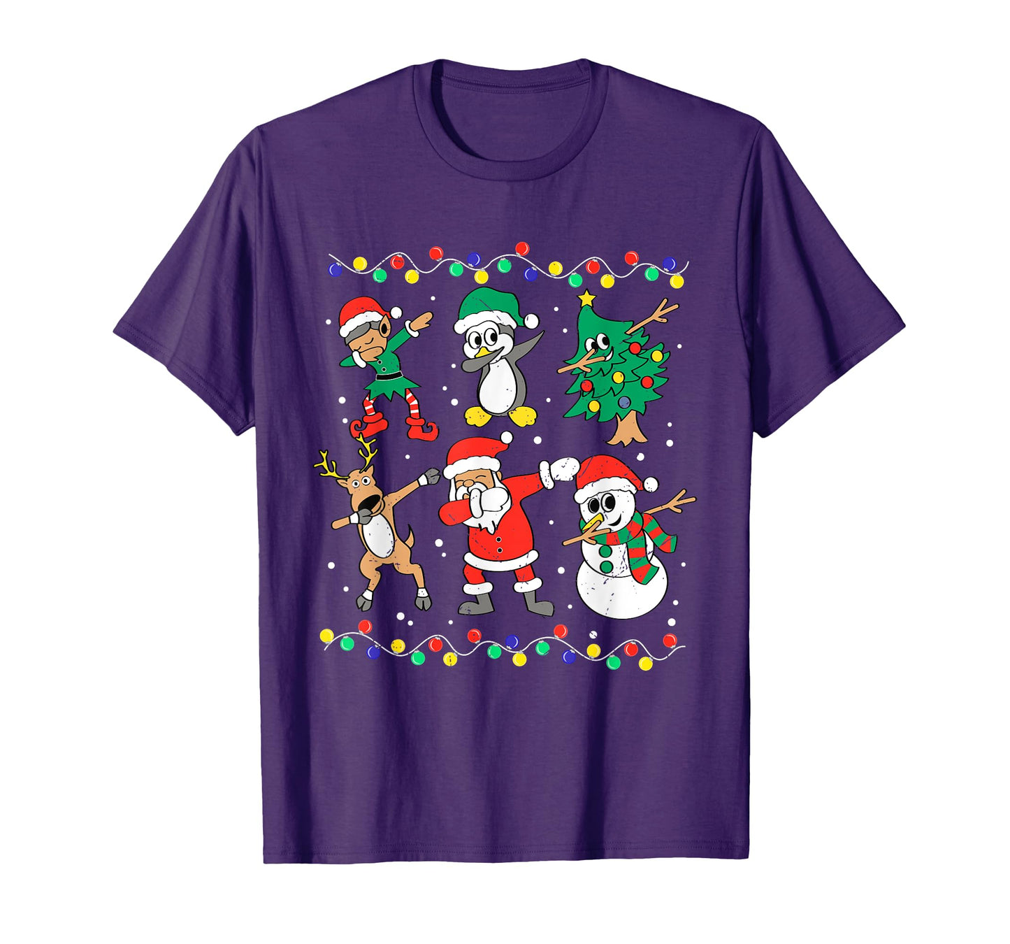 Dabbing Santa Elf Friends Christmas Dab Boys Boys Girls Kids T-Shirt