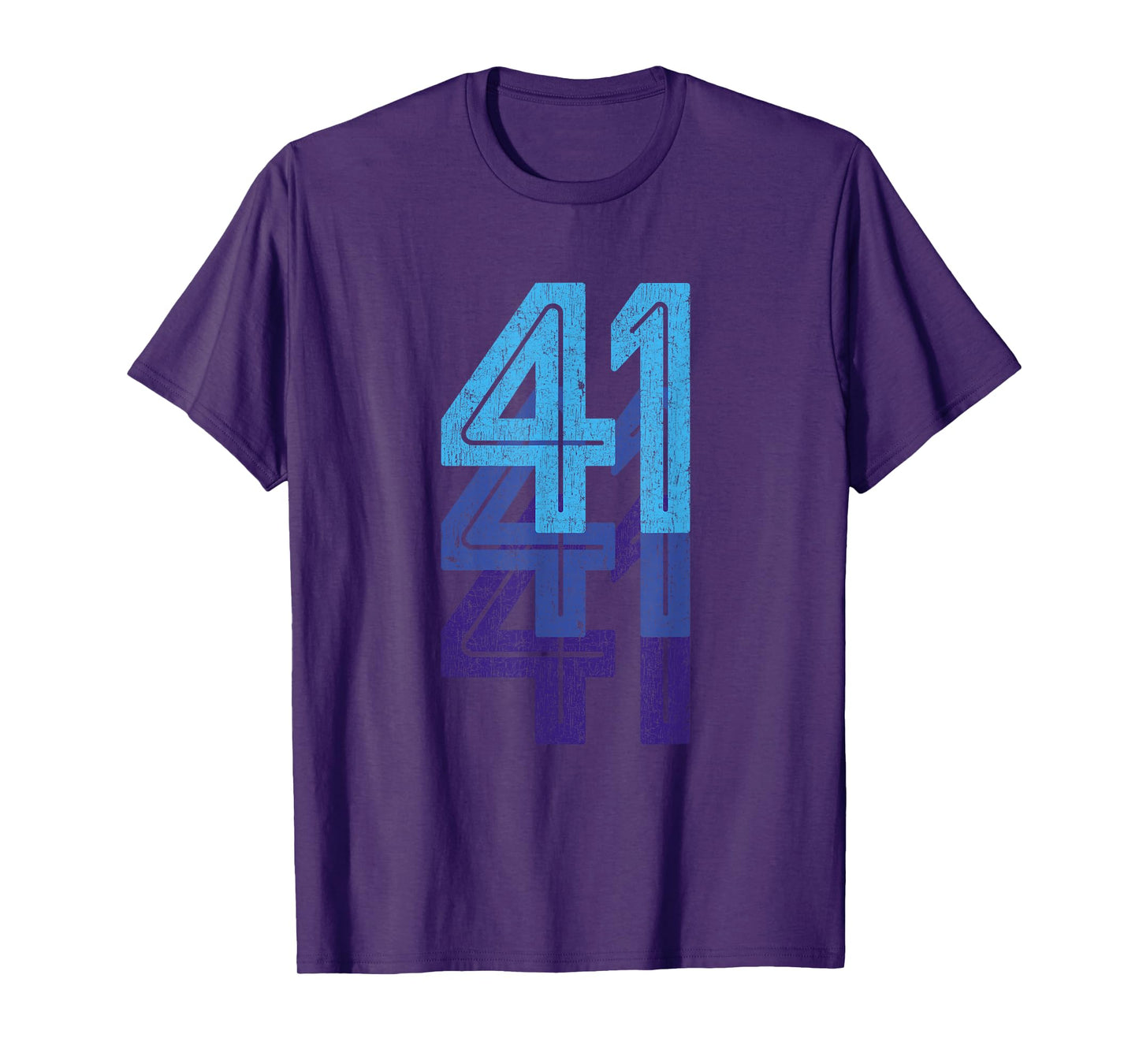 41 T Shirt 41st Birthday Gift Sports Team Year Age T-shirt T-Shirt