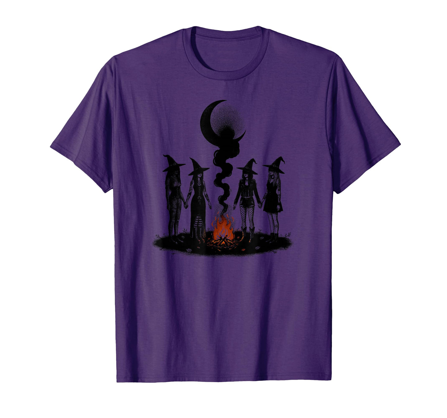 Modern Witches Goth Girls Witchcraft Pagan Wiccan Witch Moon T-Shirt