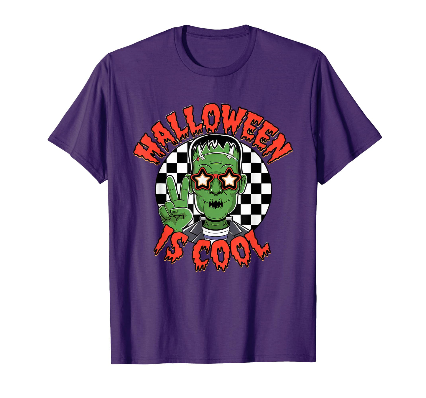 Halloween is Cool Tshirt Women Men Frankenstein Monster T-Shirt