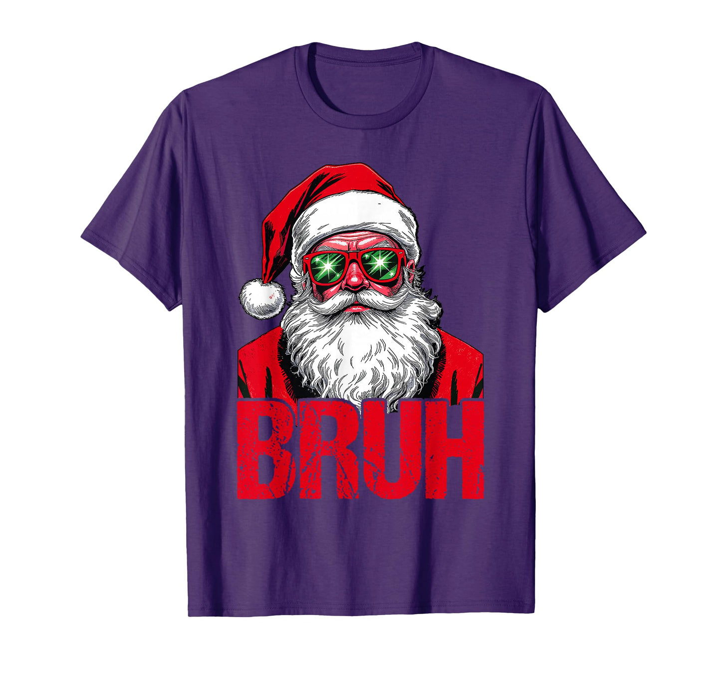 Bruh Meme Funny Saying Bro Greeting Teens Boys Men Christmas T-Shirt