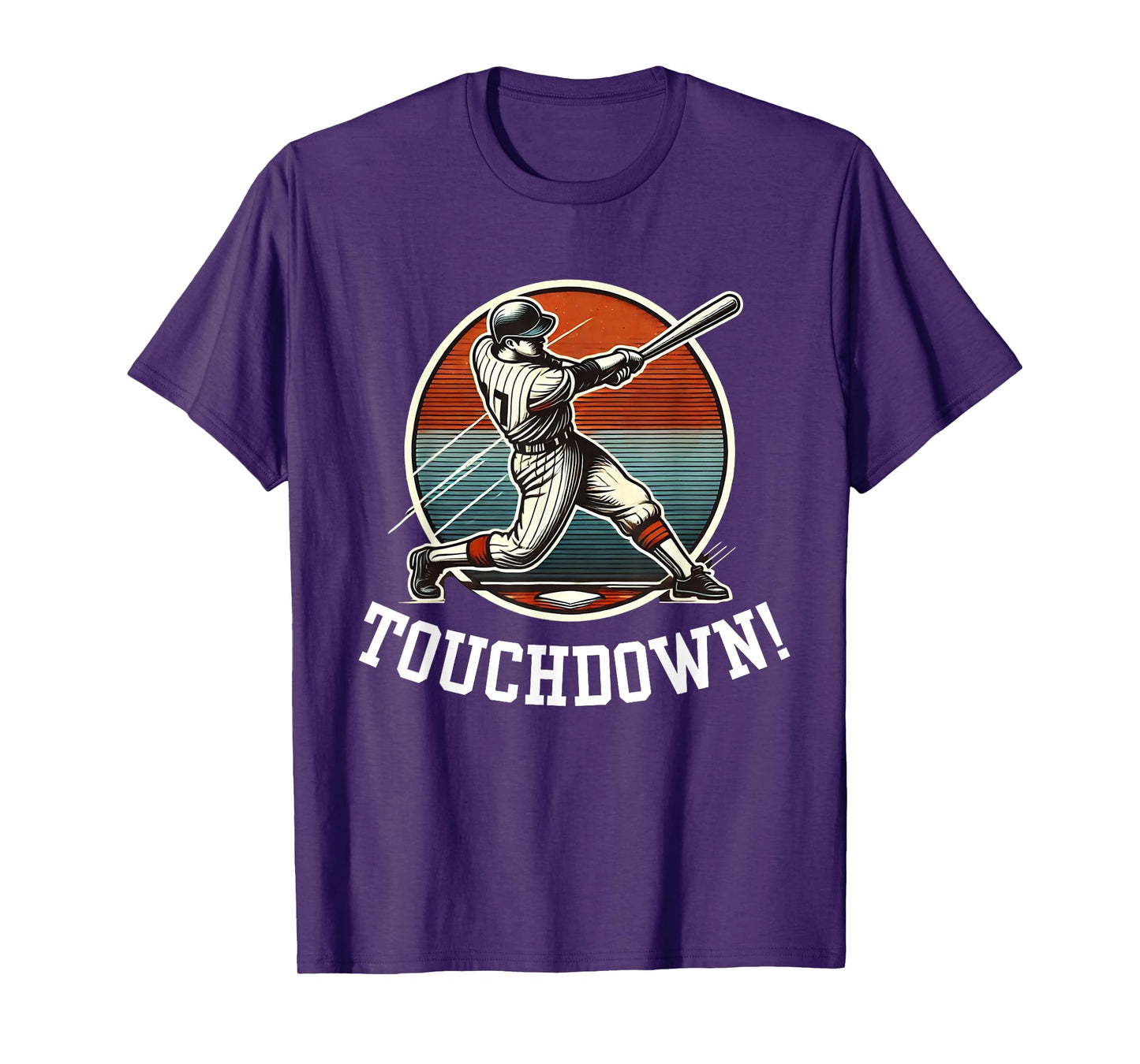 Touchdown Homerun Sports Mash Up Football Baseball Funny T-Shirt
