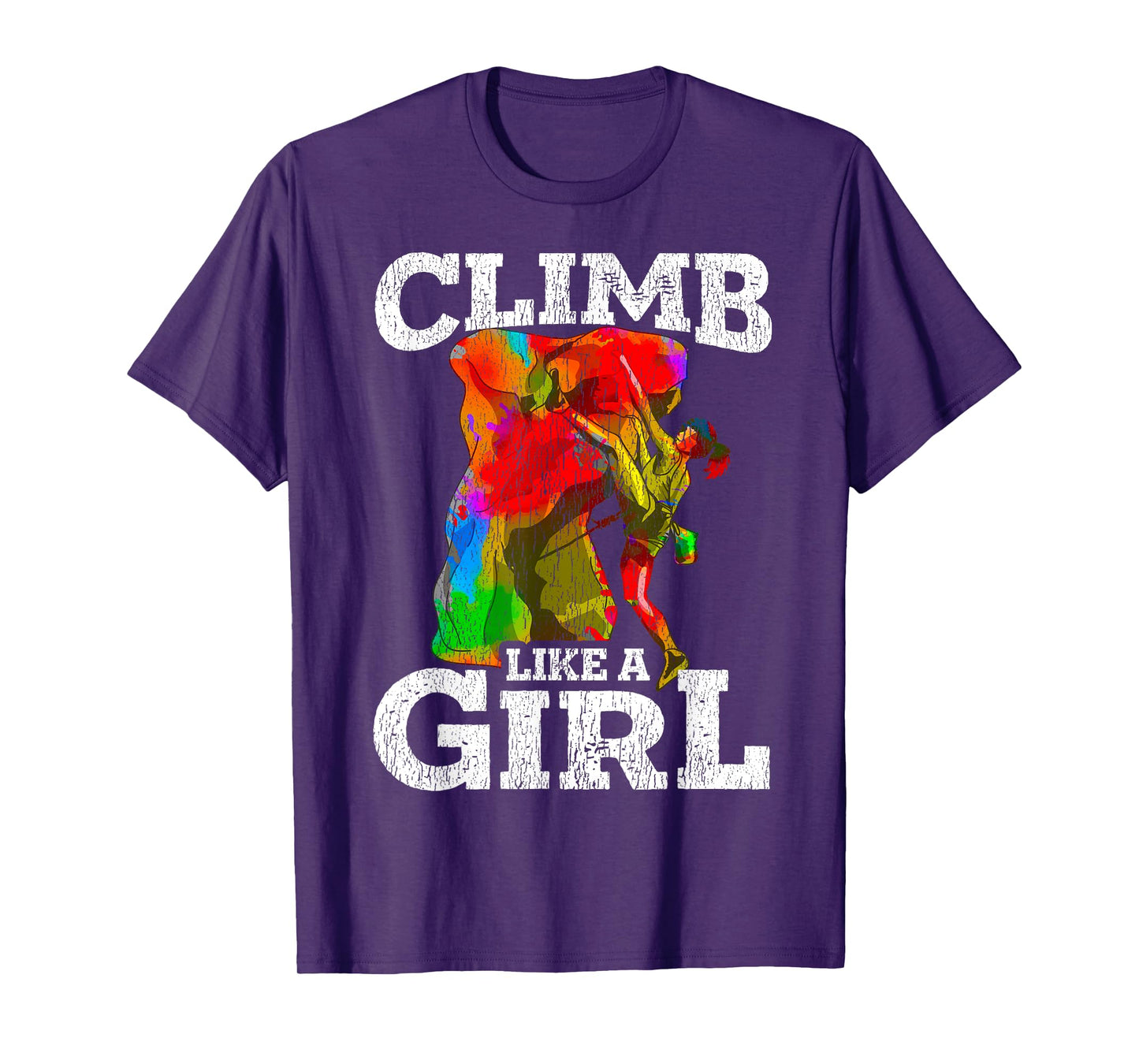 Rock Climbing Bouldering T-Shirt Hiking Wall Climber Gift T-Shirt
