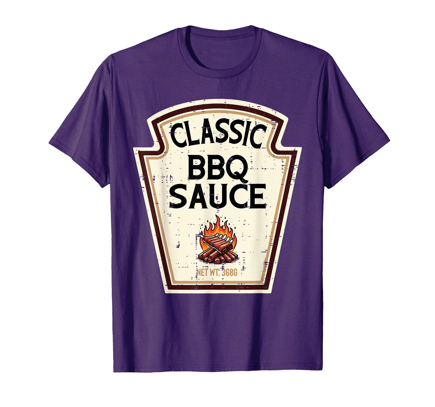 Halloween Classic BBQ Sauce Funny Food Costume Men Women Kid T-Shirt