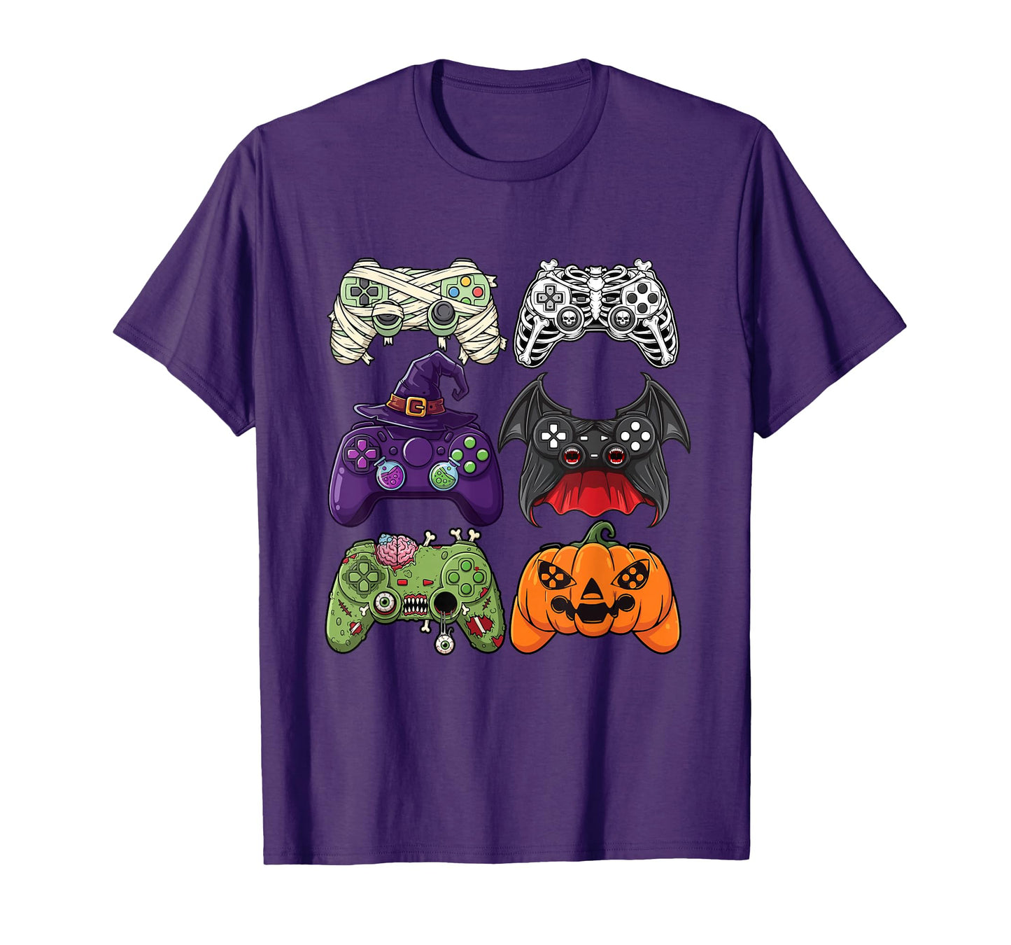 Halloween Gaming Controllers - Spooky Gamer Video Game Lover T-Shirt
