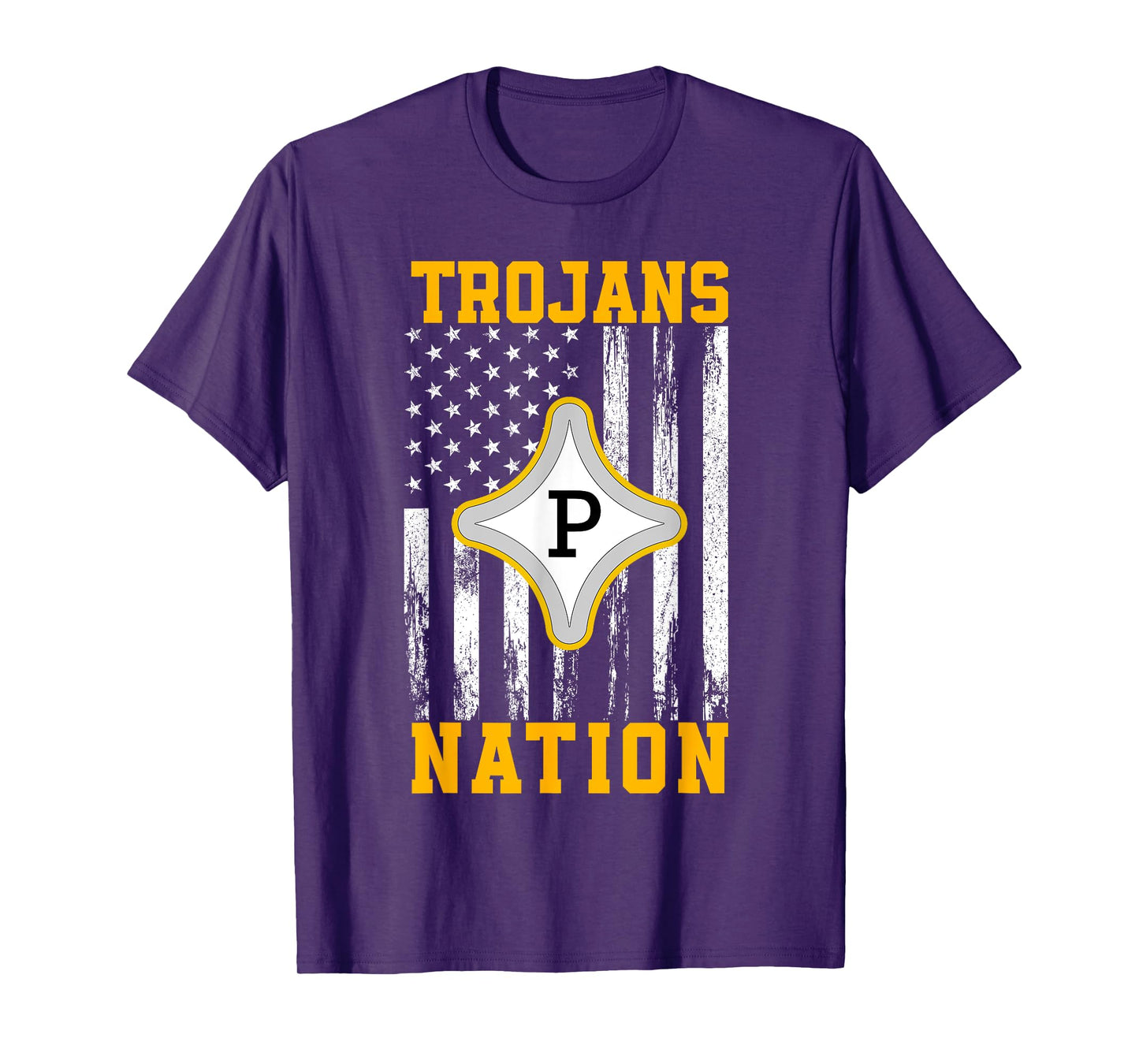 Peach County Trojans Logo Nation HS T-Shirt