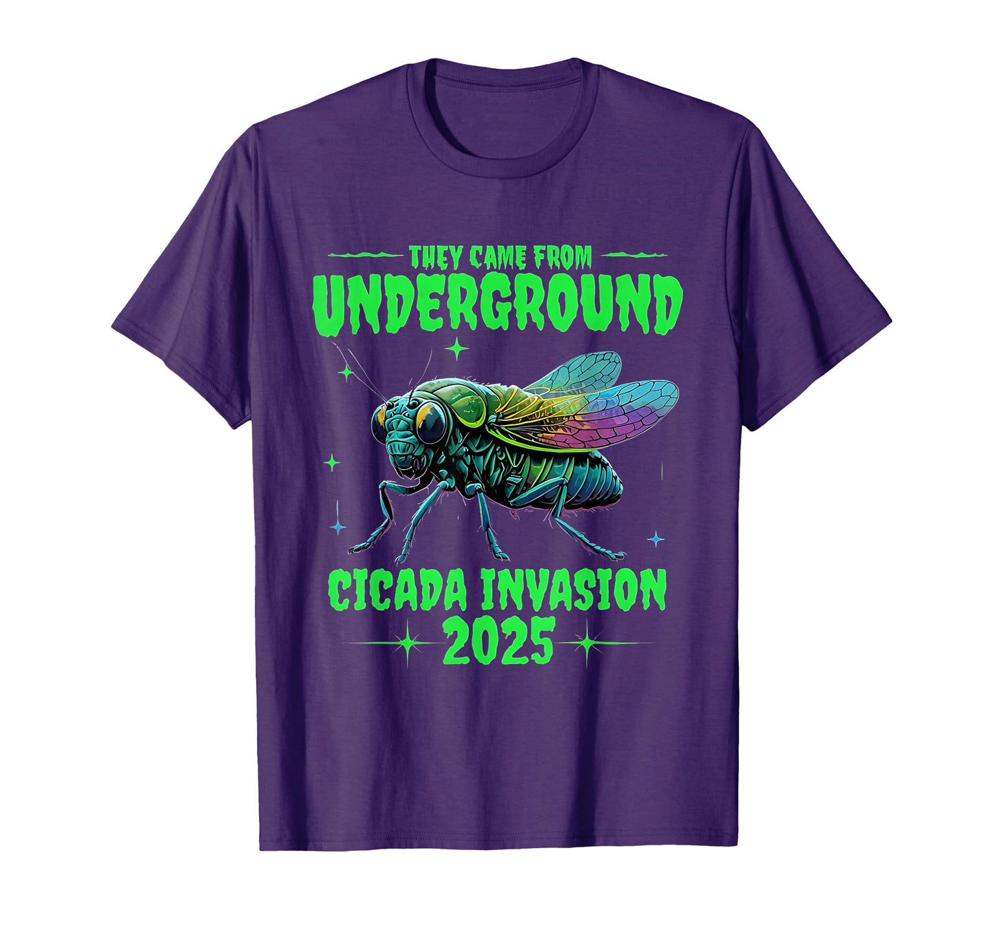 CICADA BROOD THEY'RE BACK RETURN OF THE CICADAS 2025 T-Shirt