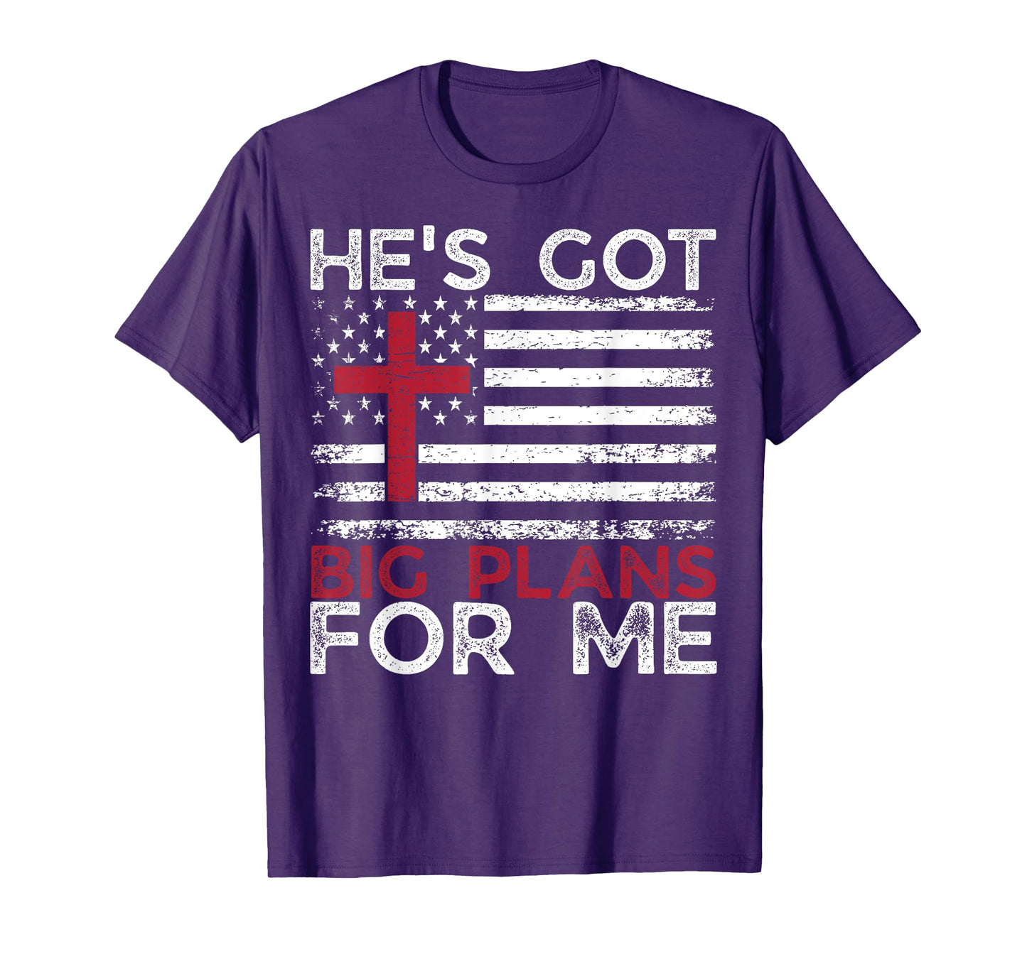 He's Got Big-Plans For Me Christian Children Bible Verse T-Shirt