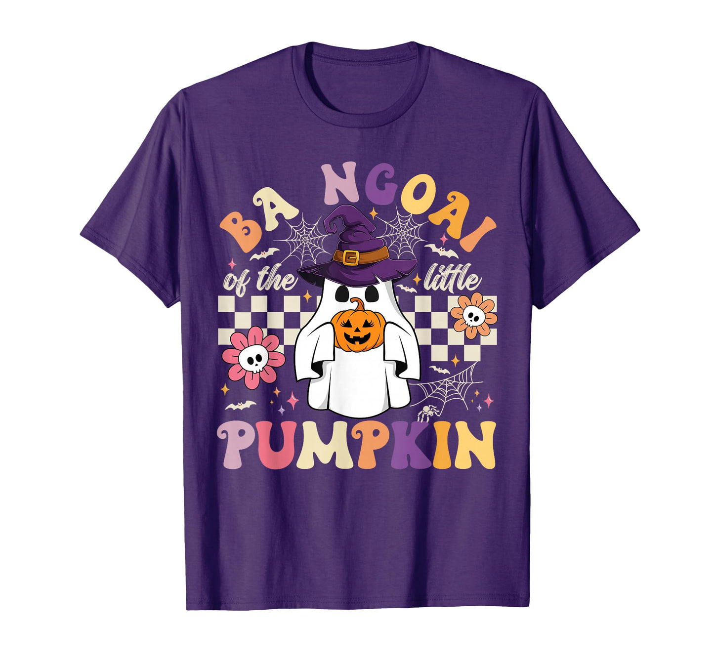 Ba Ngoai of The Little Pumpkin Halloween Spooky Ghost T-Shirt