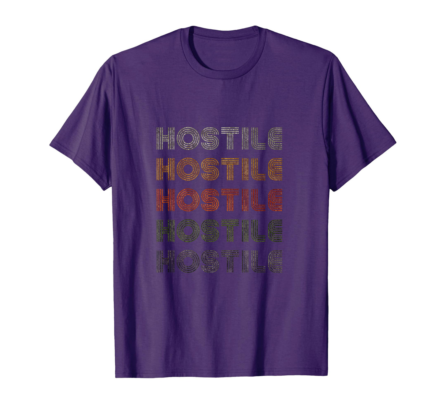 Love Heart Hostile Tee Grunge Vintage Style Black Hostile T-Shirt