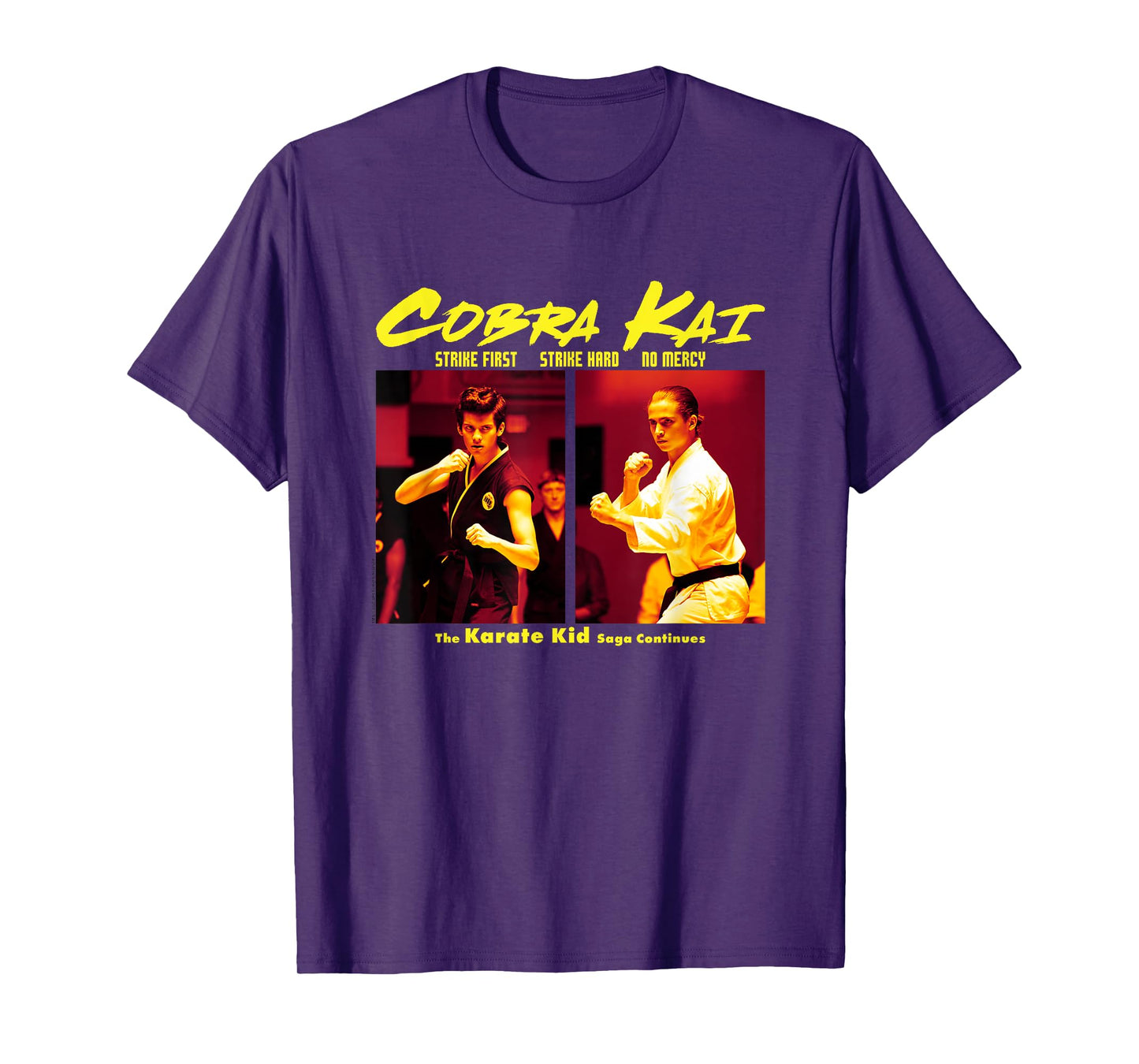 Cobra Kai The Saga Continues Poster T-Shirt