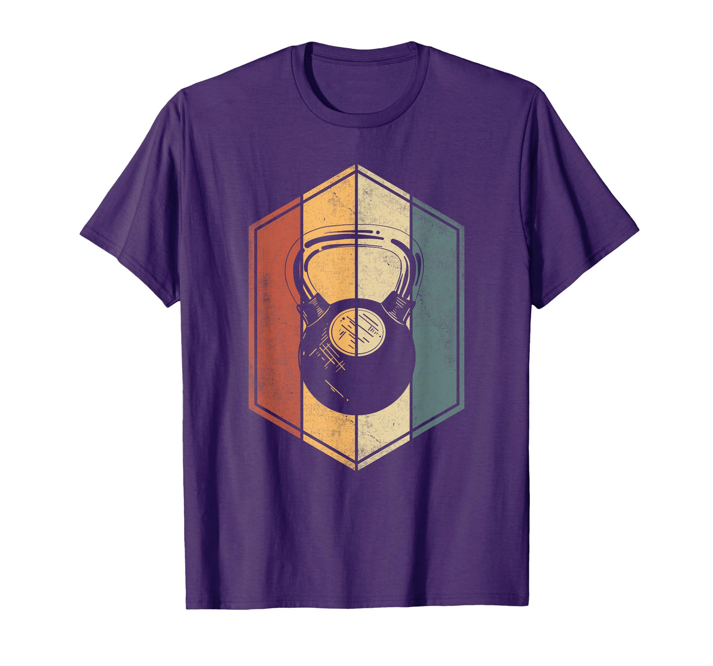 Workout Gifts Vintage Kettlebell Fitness Gym Weight Lifting T-Shirt