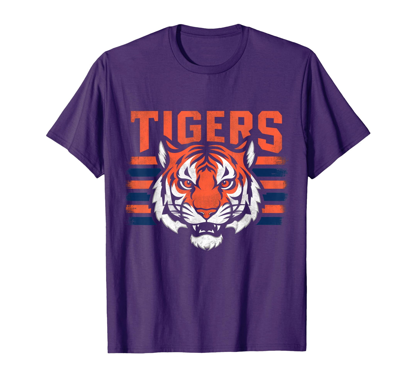 Vintage Tigers Throwback Retro T-Shirt