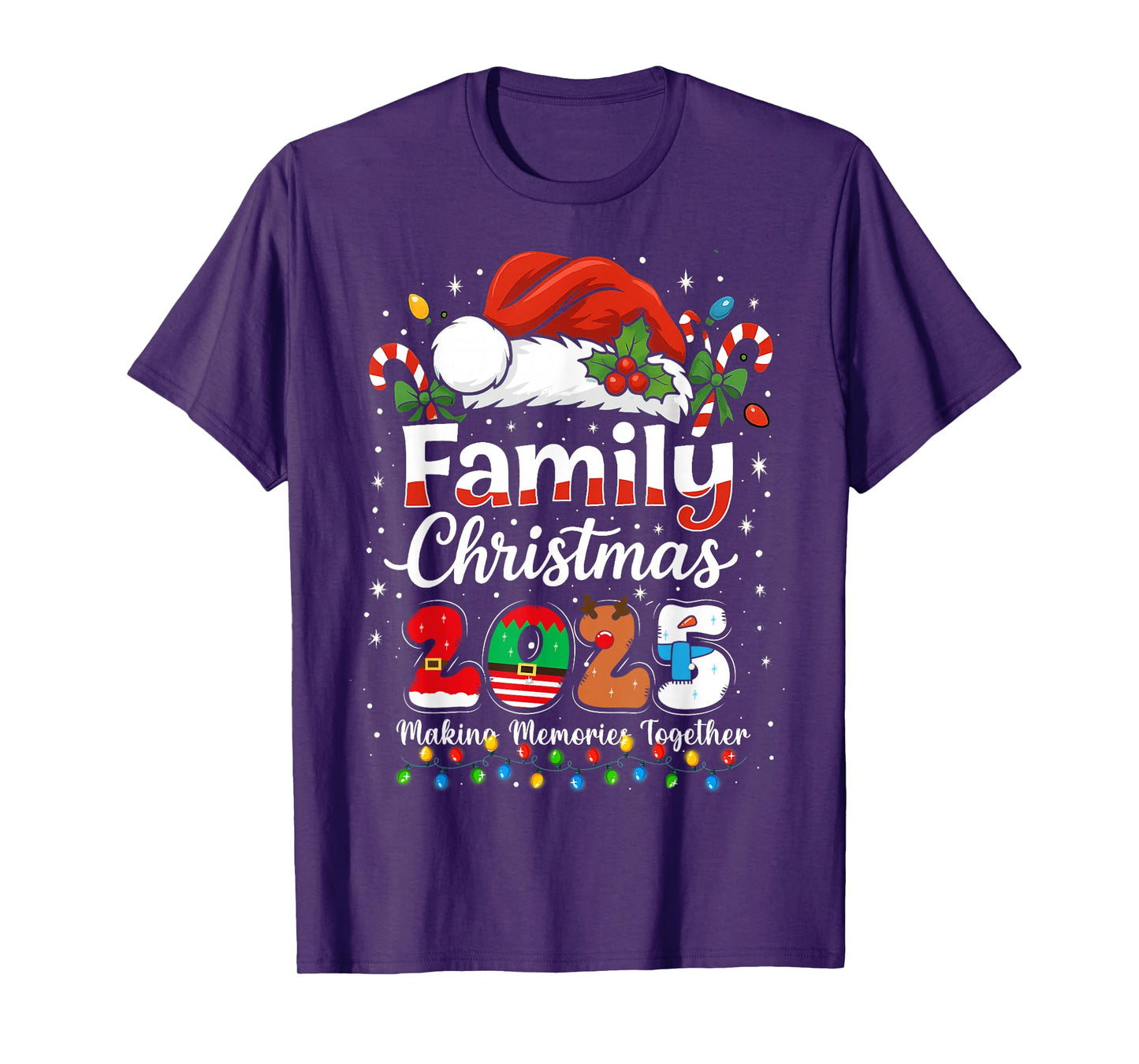 Family Christmas 2025 Matching Outfit Xmas Men Women Kids T-Shirt