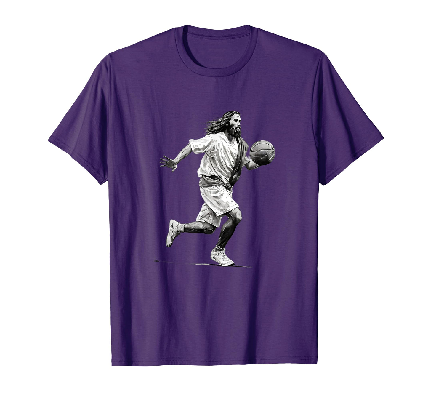 Jesus Christ Playing Basketball - Jesus Legend Team Heaven T-Shirt