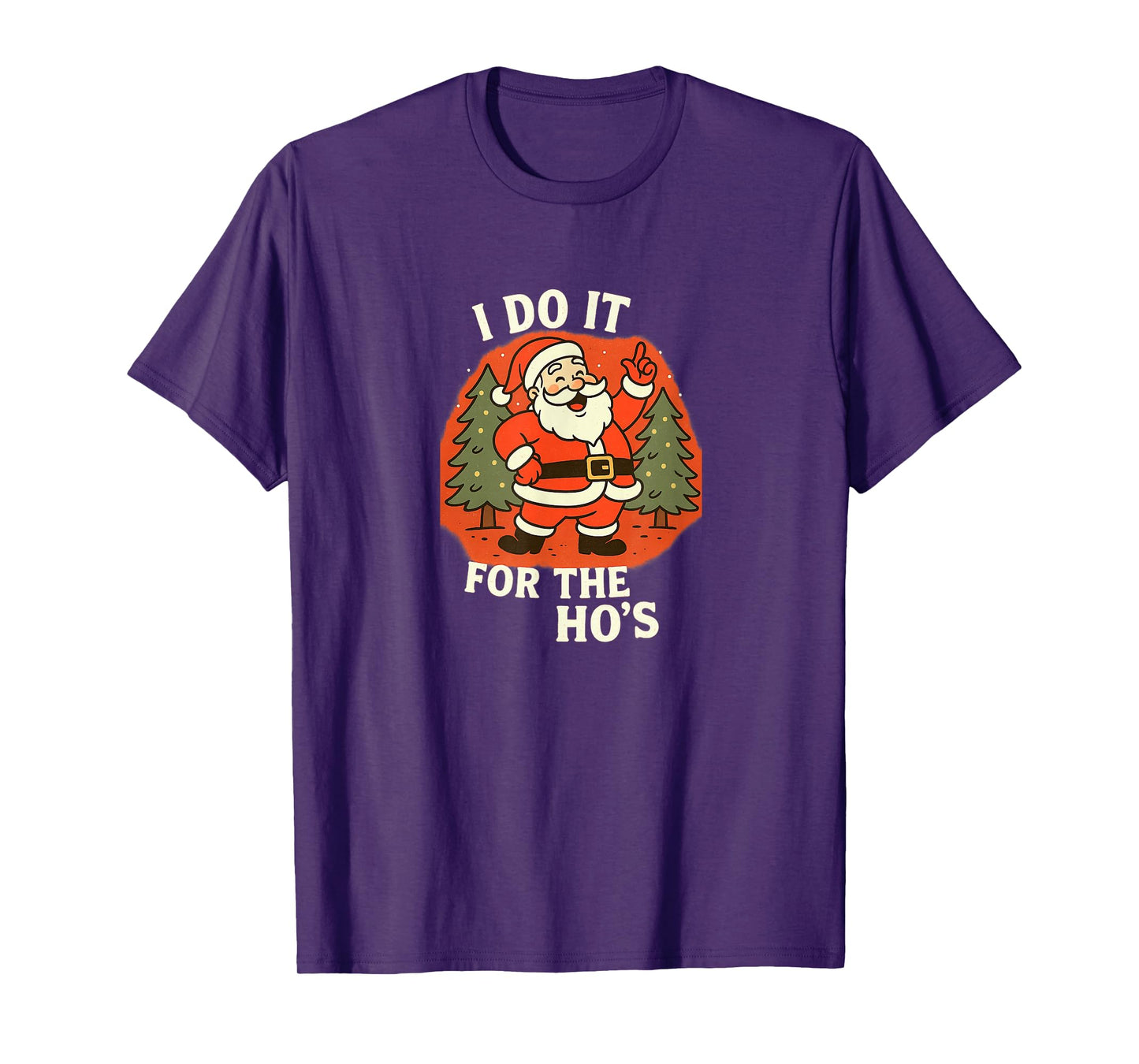 Funny Santa Claus Christmas Design Happy Holidays Funny T-Shirt