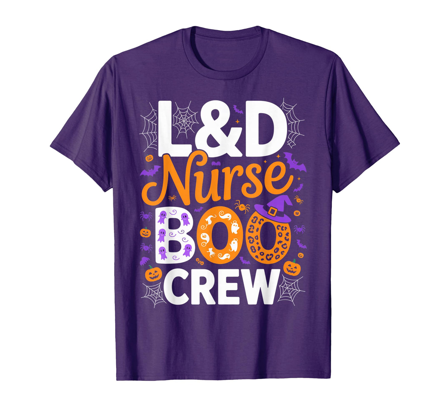 L&D Nurse Boo Crew Halloween Outfit Spooky Hospital Squad T-Shirt