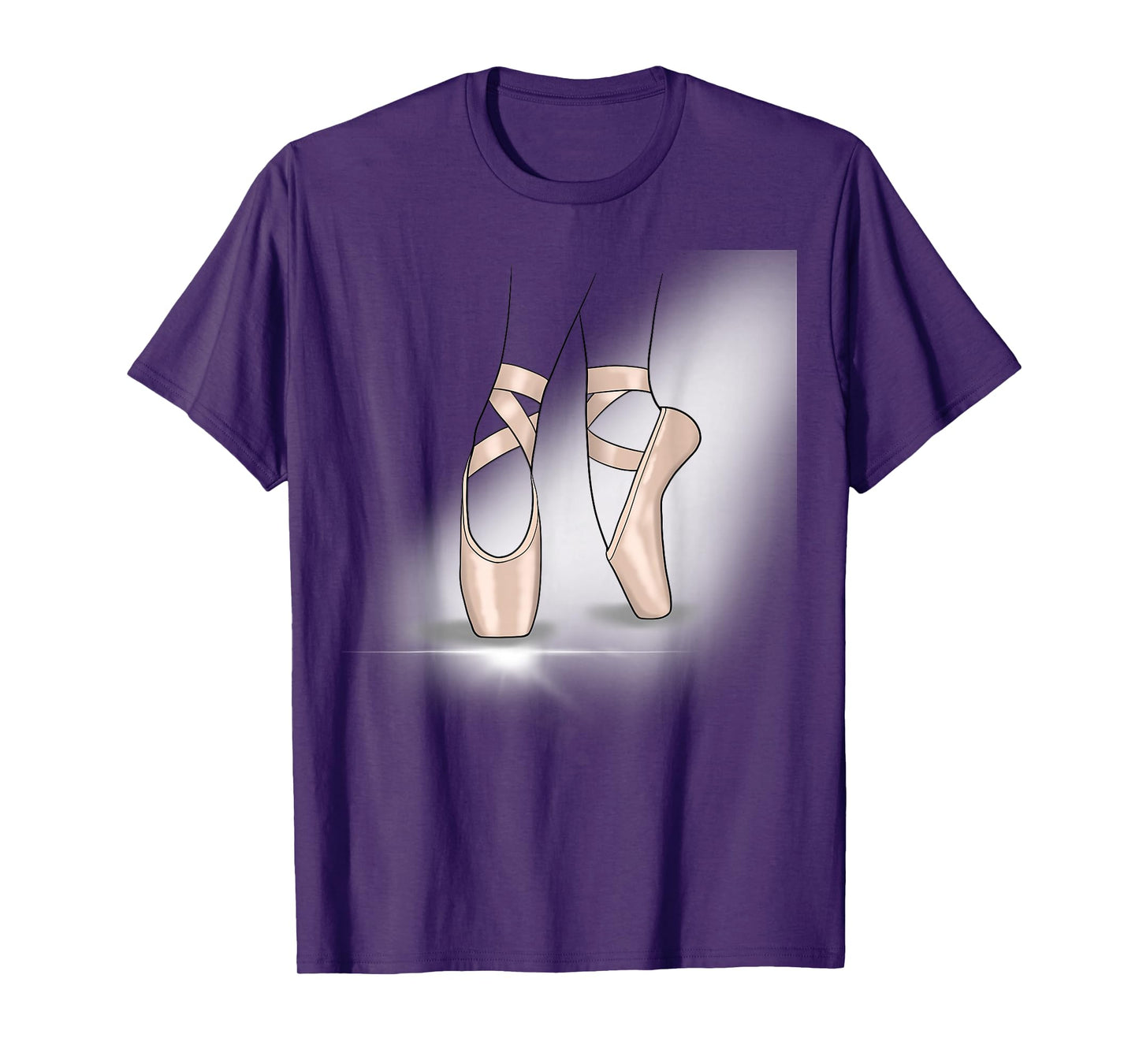 Cute Ballerina Ballet Shoes Pointe Shoe Dance and Sports T-Shirt