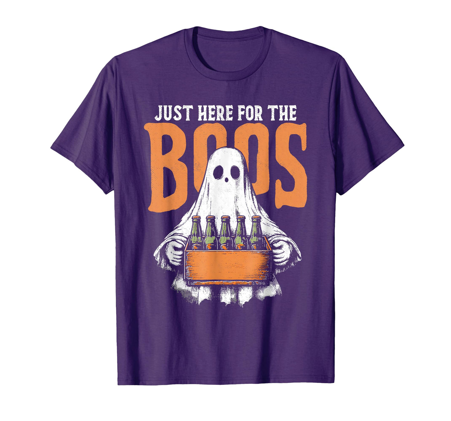 I'm Just Here for The Boos Funny Halloween Ghost Men Women T-Shirt