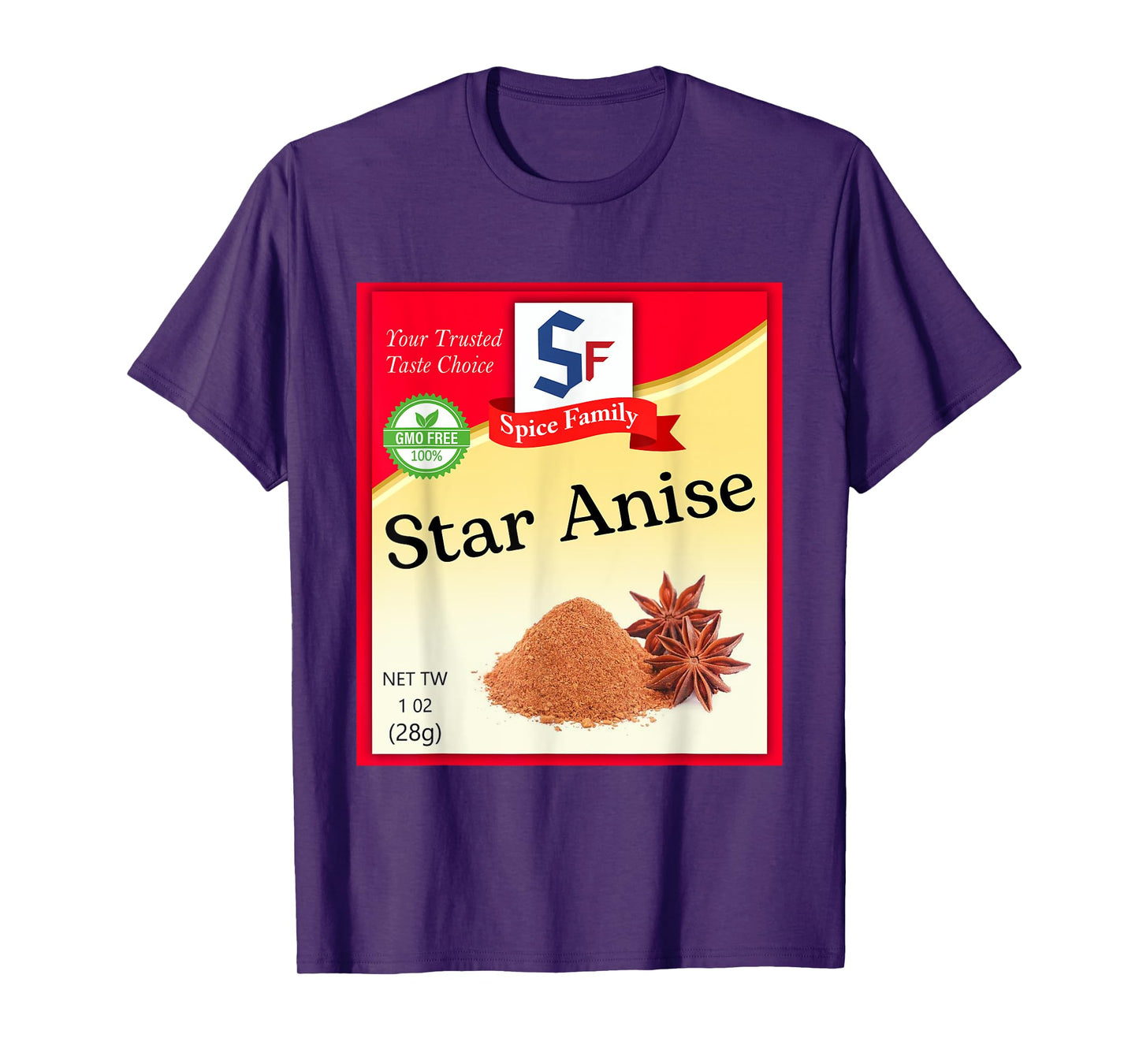 Star Anise Condiment Costume Holiday Spice Costumes T-Shirt