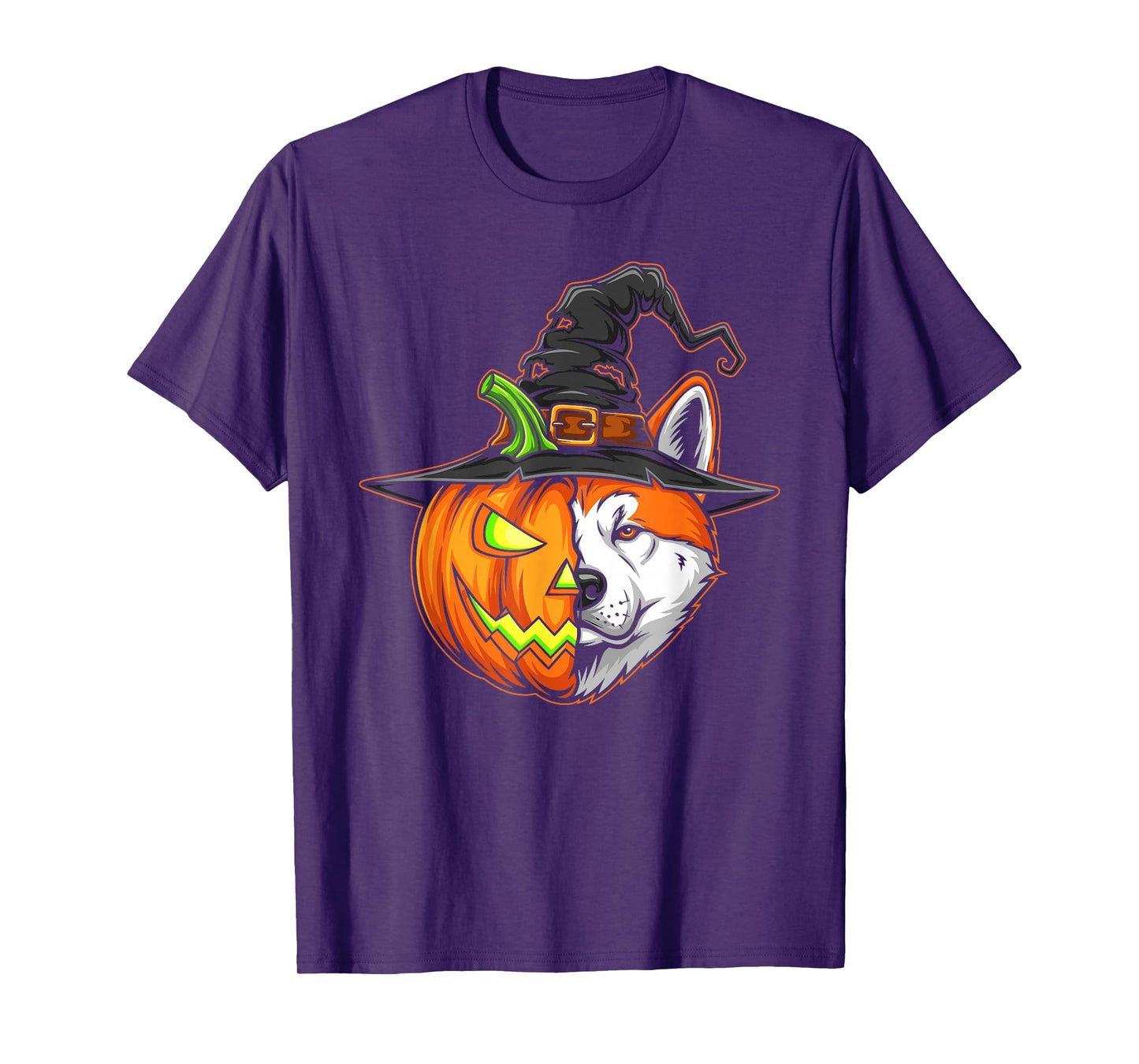 Akita Pumpkin Jack O Lantern Halloween Kids Mens Womens T-Shirt