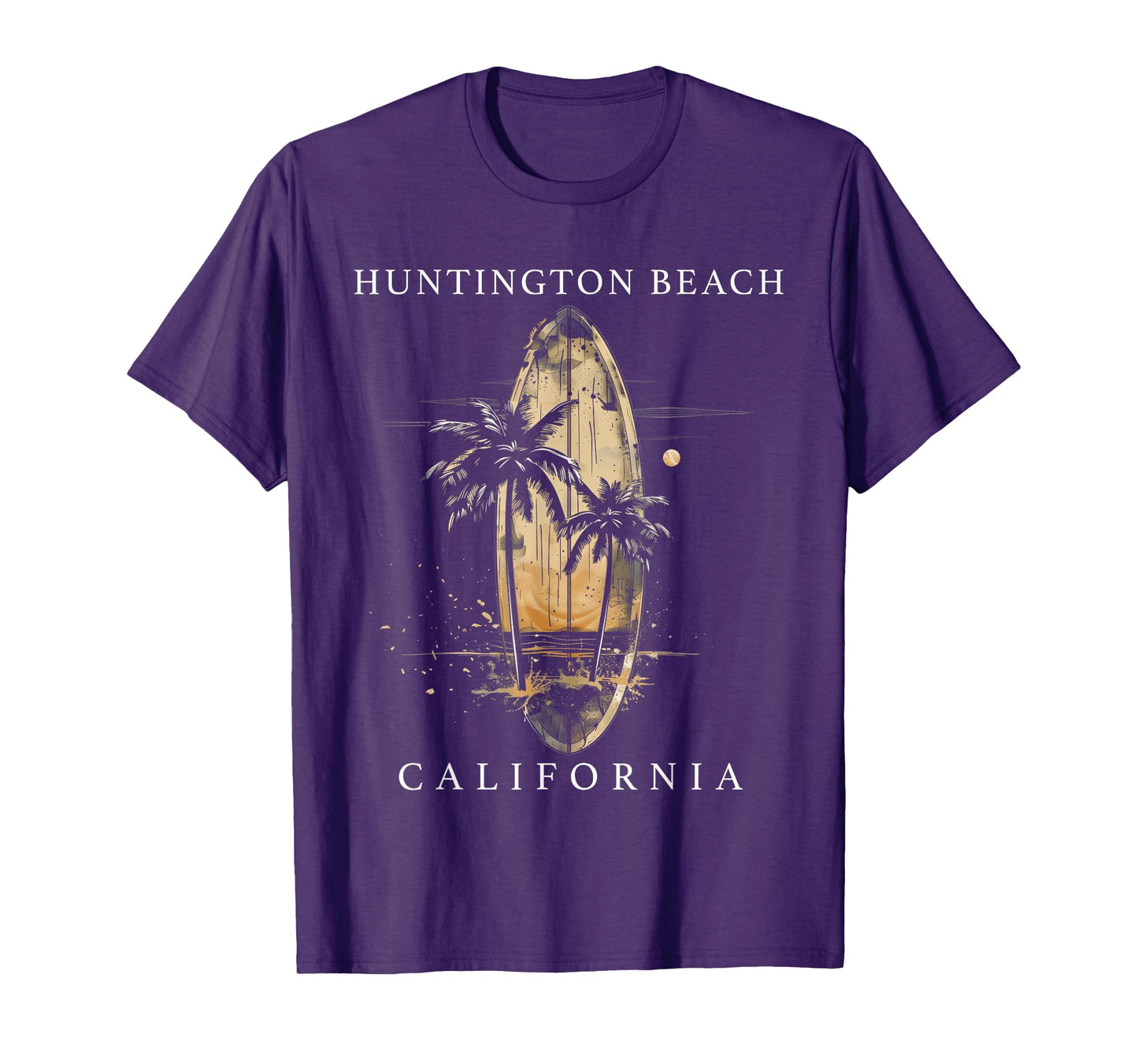 Huntington Beach California Surf Vintage Surfing Surfer T-Shirt for Men Women Kids