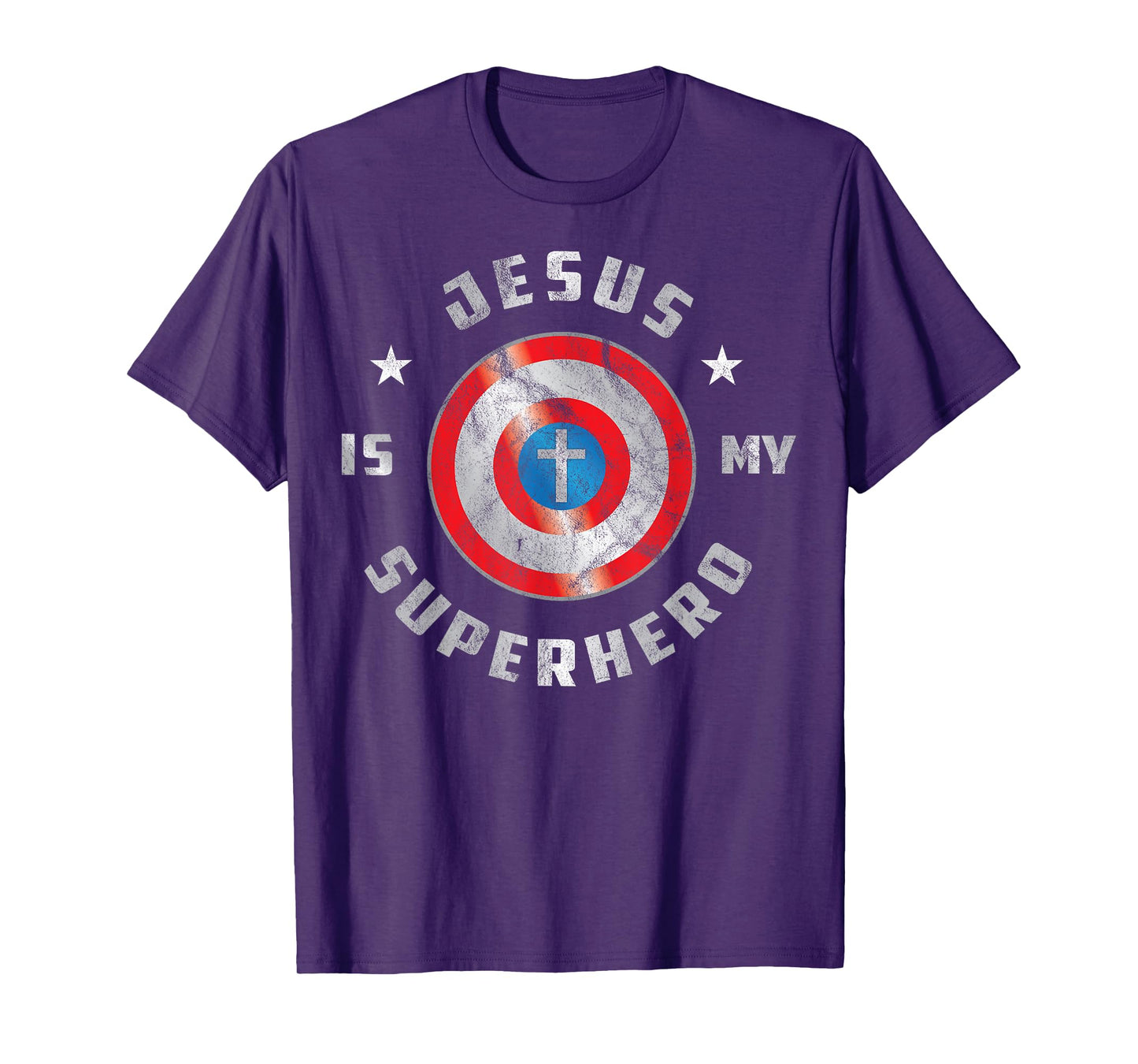 Jesus is My Superhero Fun Christian Religious T-Shirt