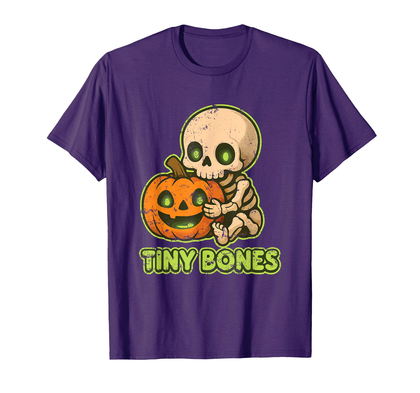 Tiny Bones Skeleton Pumpkin T-Shirt
