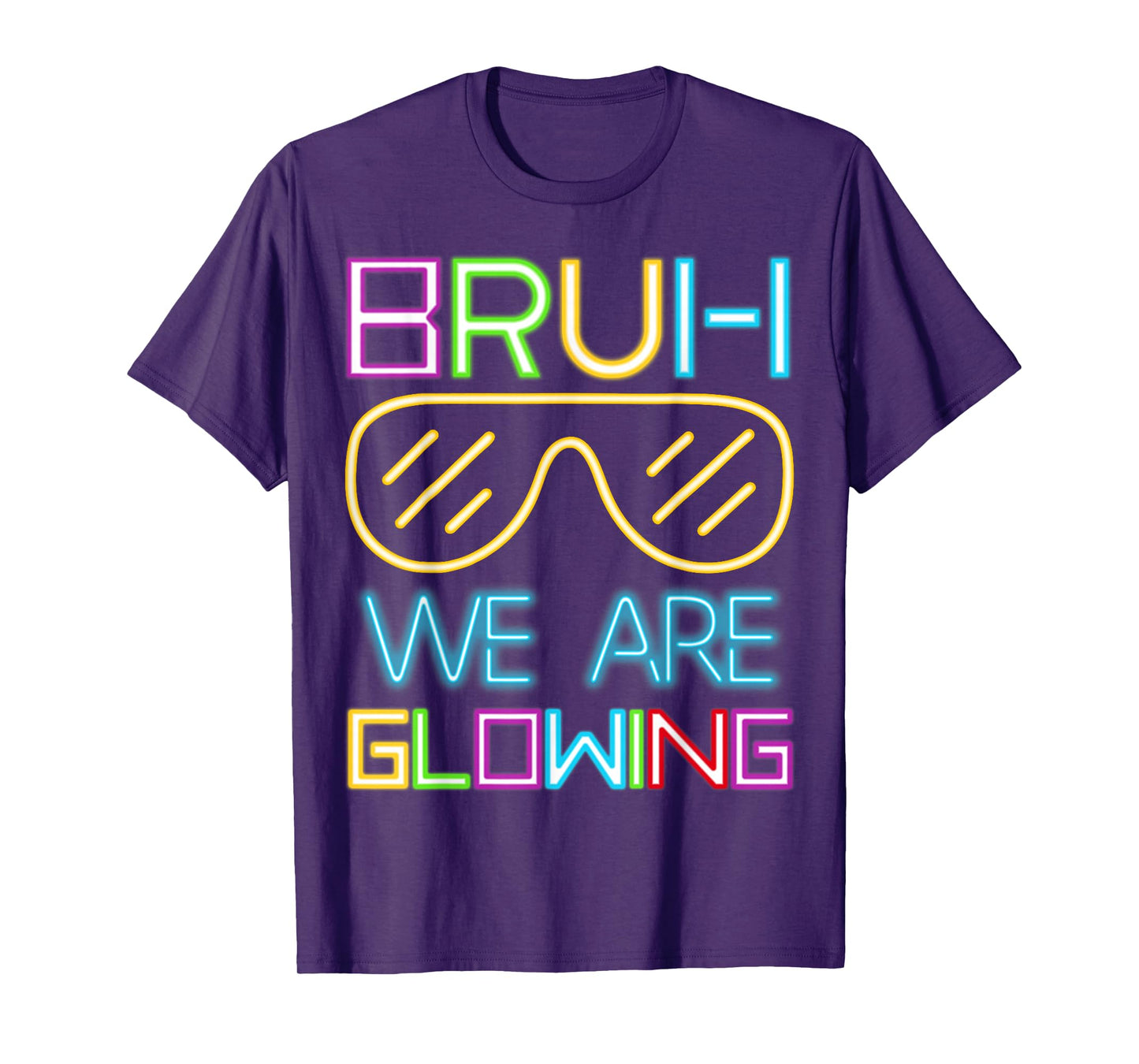 Bruh We Are Glowing In My Glowing Era Group Team Tie Dye T-Shirt