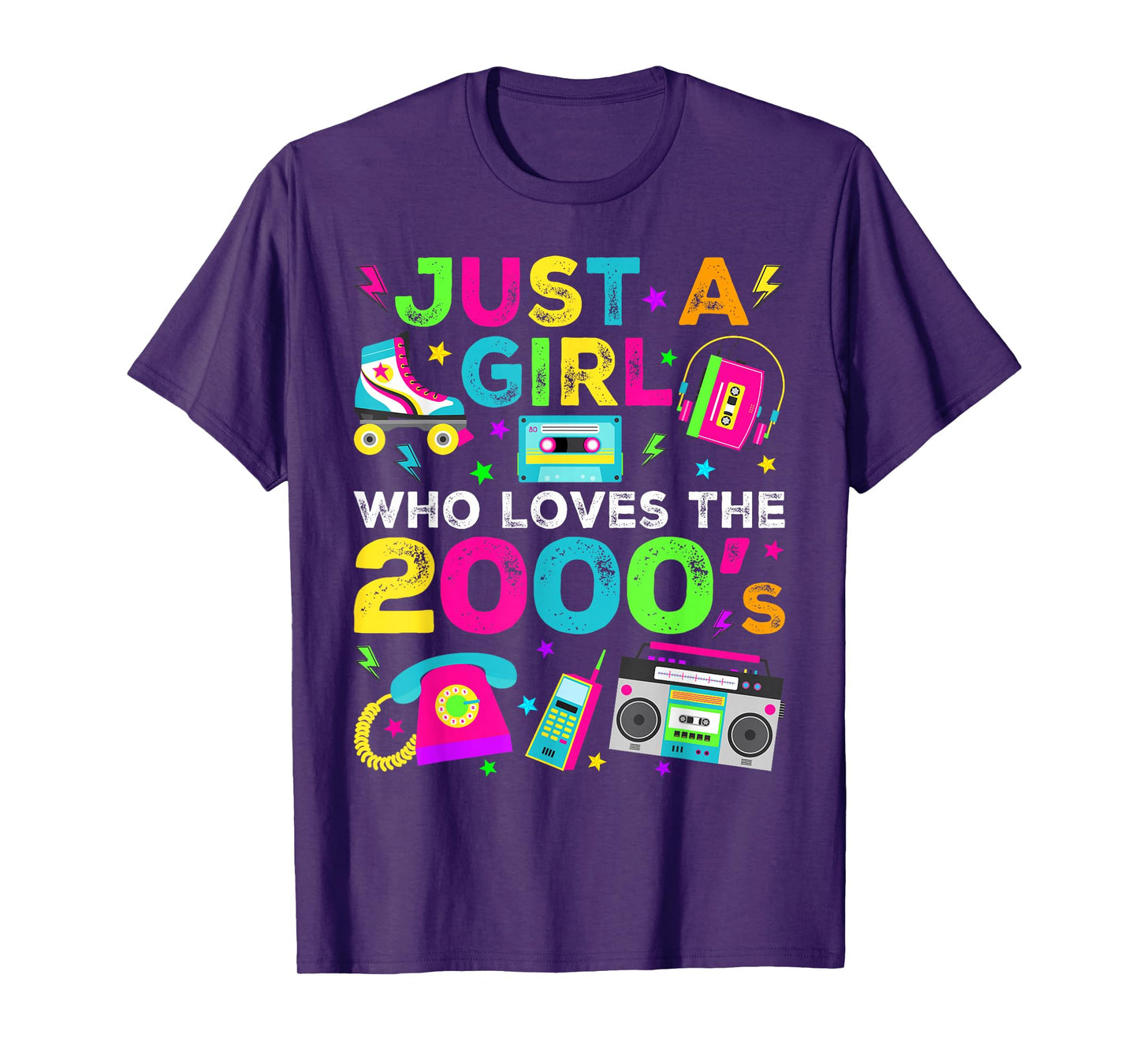 Just A Girl Who Loves The 2000s, 2000's Retro Costume T-Shirt