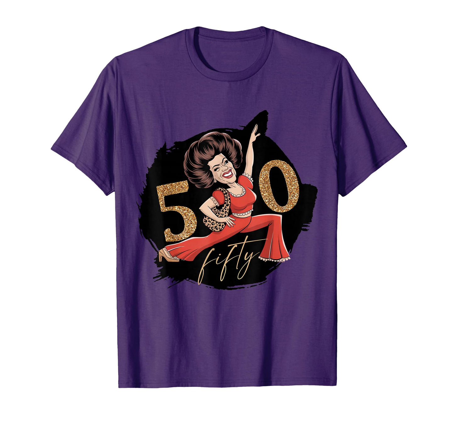 I’m 50 Sally Funny Kick Lady O’Malley Molly Birthday Night T-Shirt