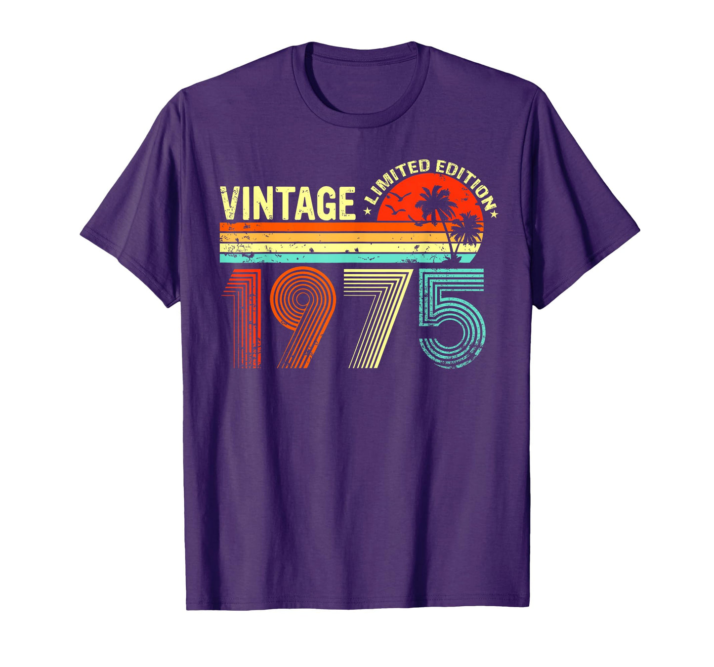 Vintage 1975 Limited Edition 50 Year Old Gifts 50th Birthday T-Shirt