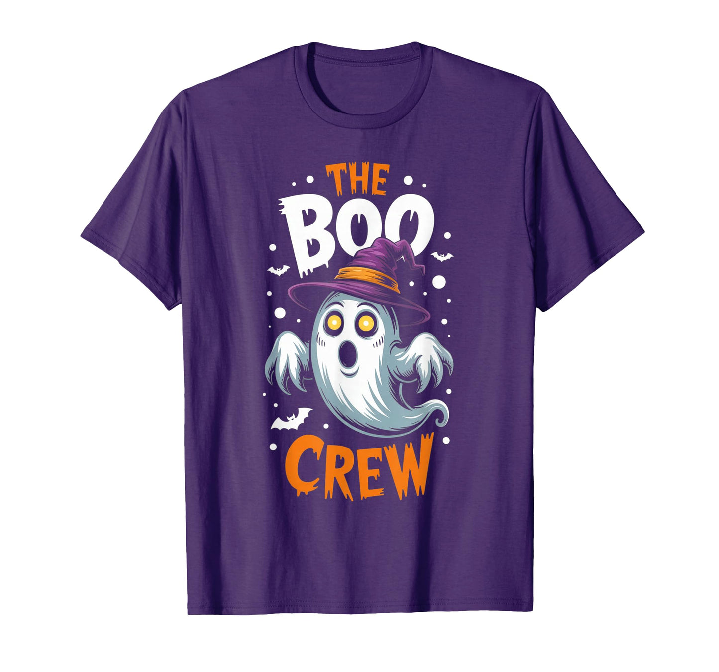 Halloween Ghost The Boo Crew Costume Matching Women Gifts T-Shirt