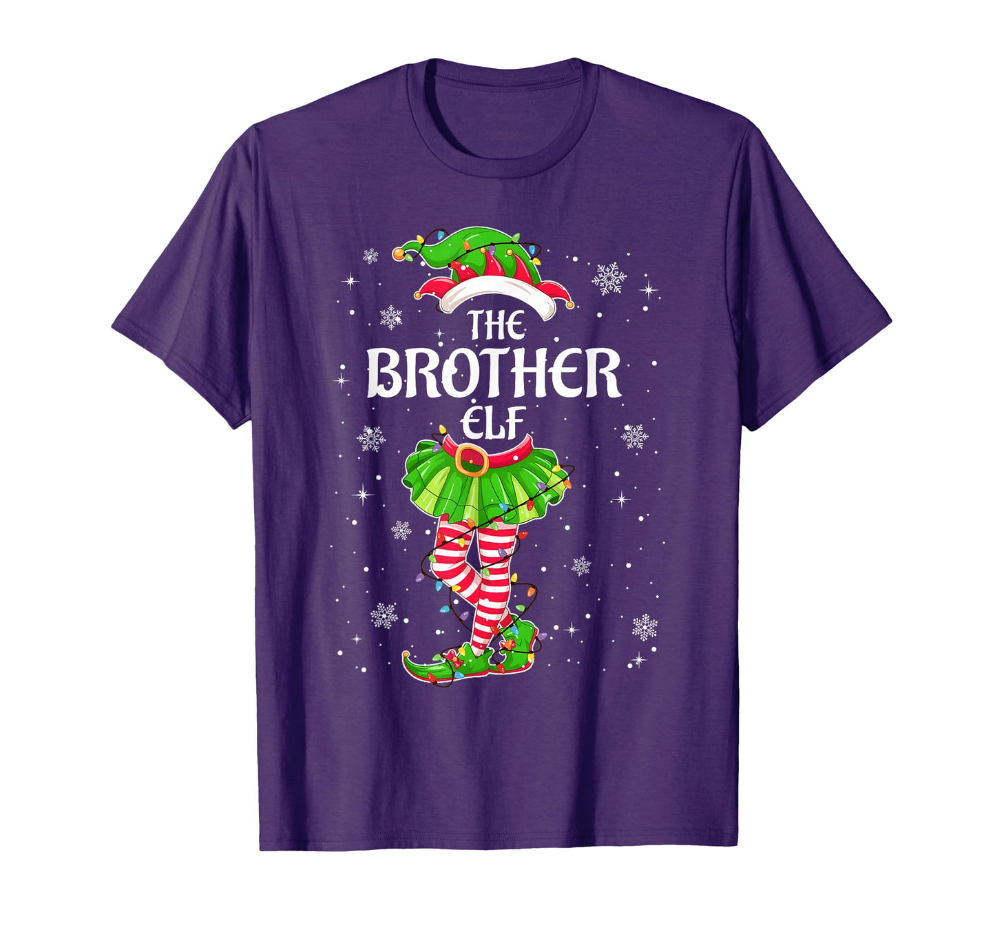 Funny The Brother Elf Family Matching Christmas Pajamas T-Shirt