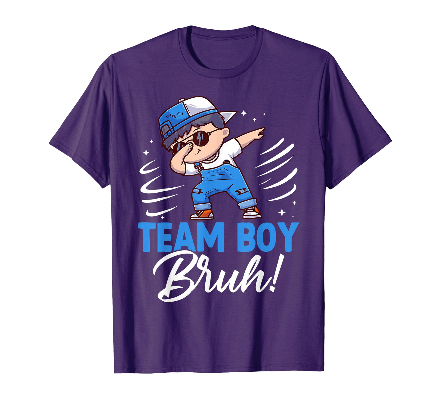 Family Team Boy Bruh Gender Reveal Party Announcement T-Shirt