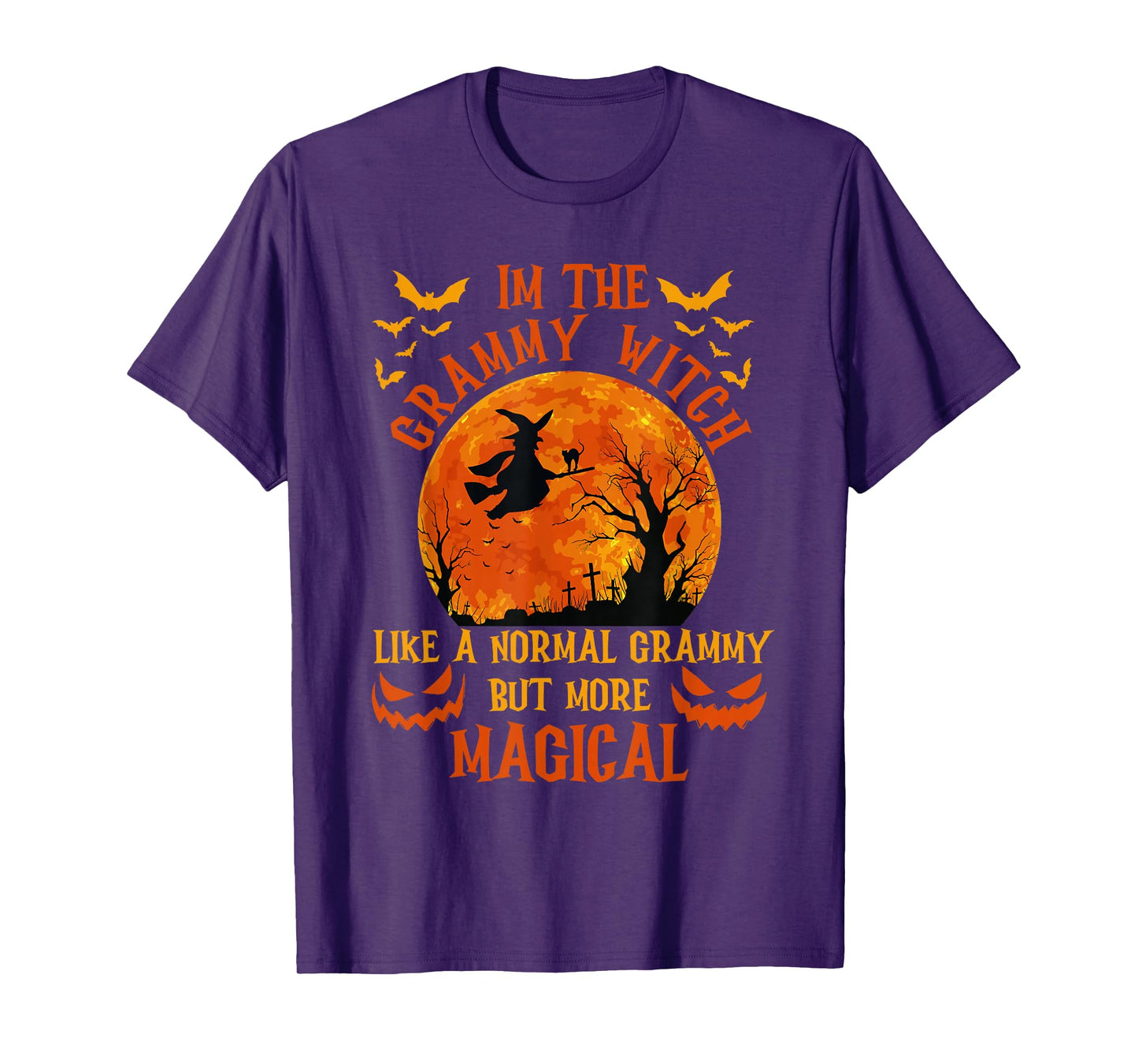 I'm The Grammy Witch Like A Normal Grandma Halloween Costume T-Shirt