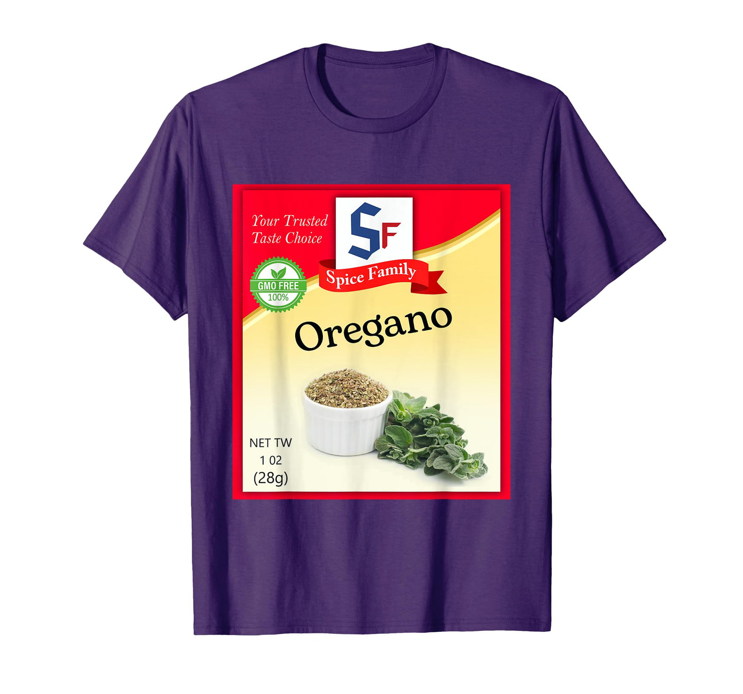 Oregano Condiment Costume Holiday Spice Costumes T-Shirt