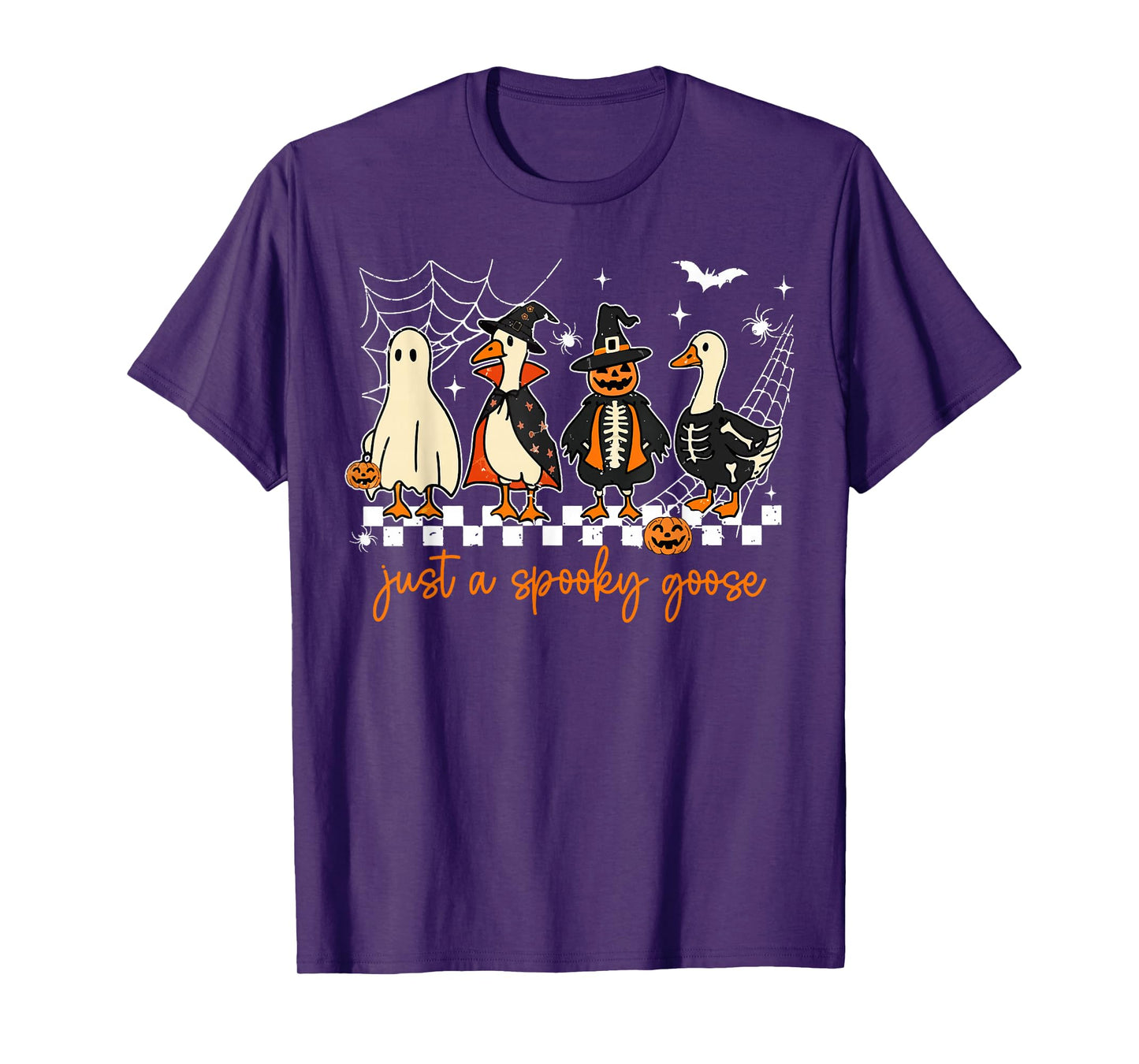 Just a Spooky Goose Halloween Costume Halloween Funny T-Shirt