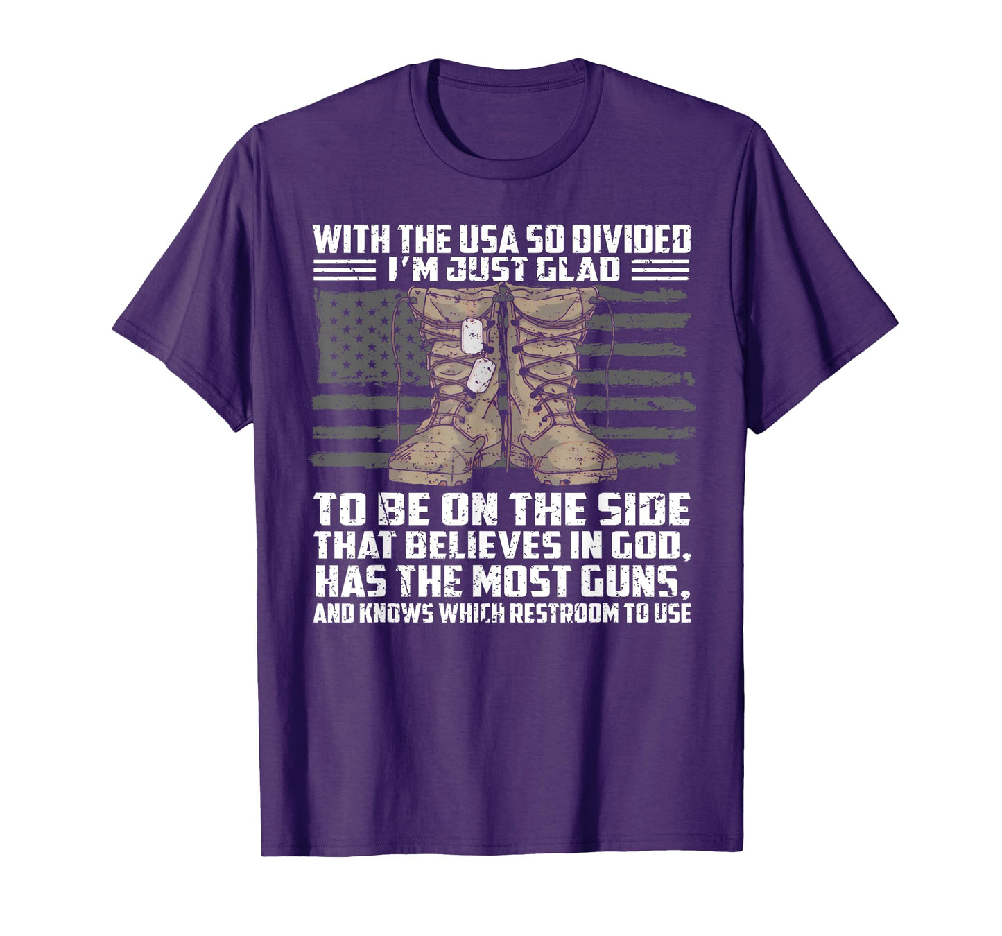 With The Usa So Divided I'm Just Glad To Be On The Side That T-Shirt