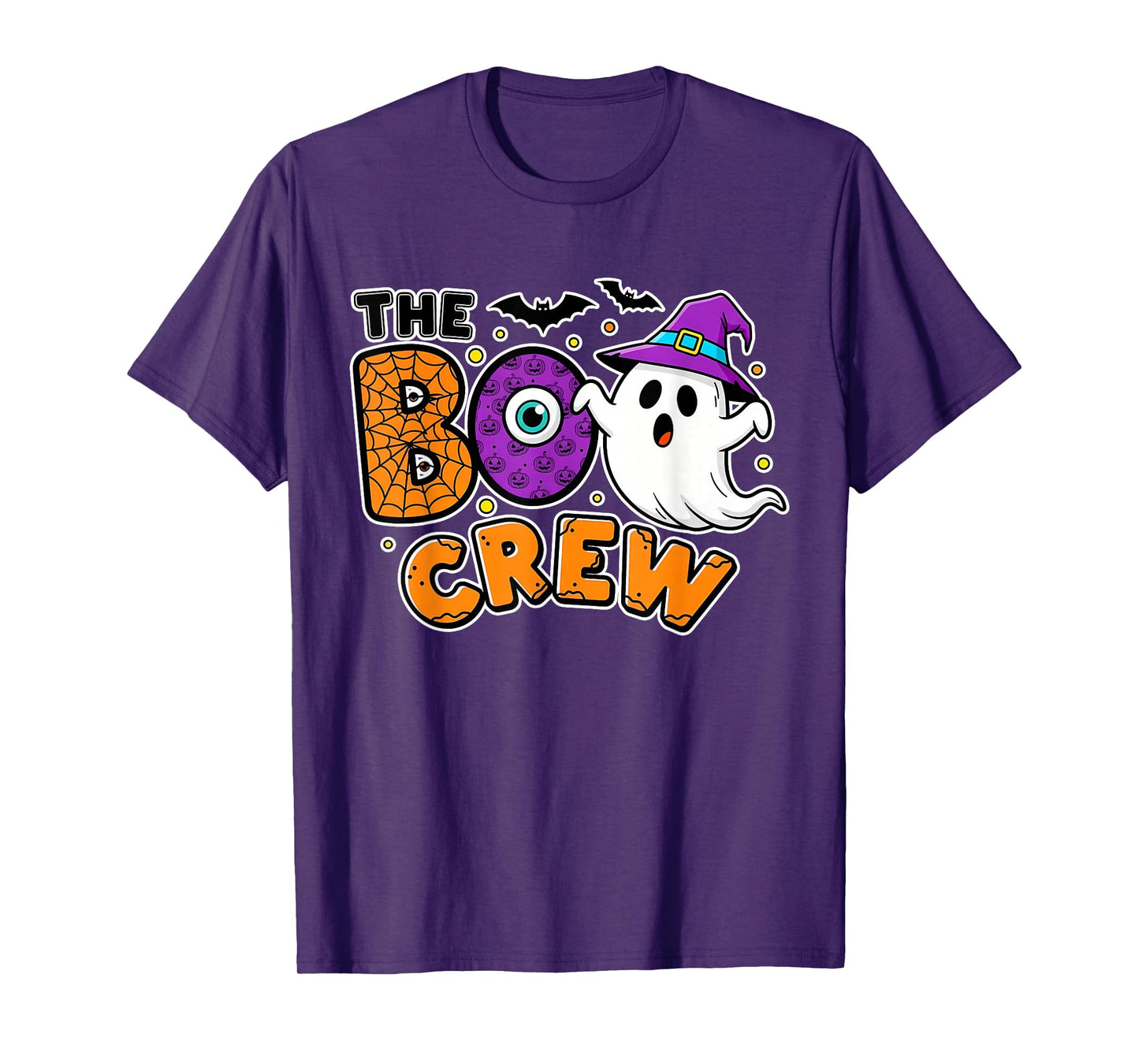 Halloween Ghost The Boo Crew Halloween Costume Matching T-Shirt