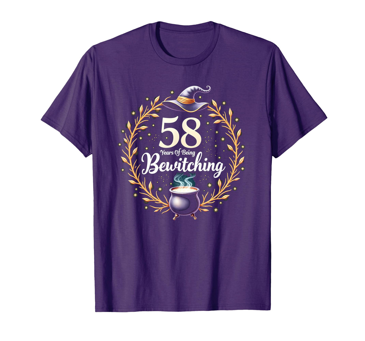 58 Years Bewitching Birthday Gift for Witch Lovers T-Shirt