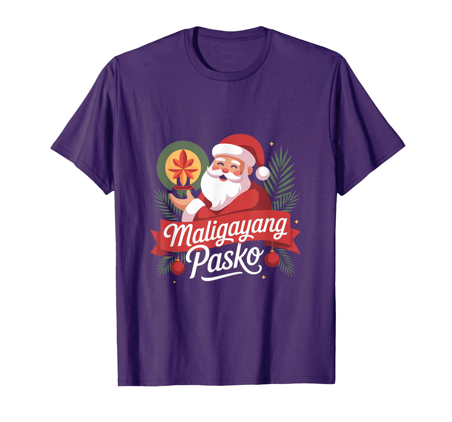 Filipino Santa Claus Christmas Maligayang Pasko T-Shirt