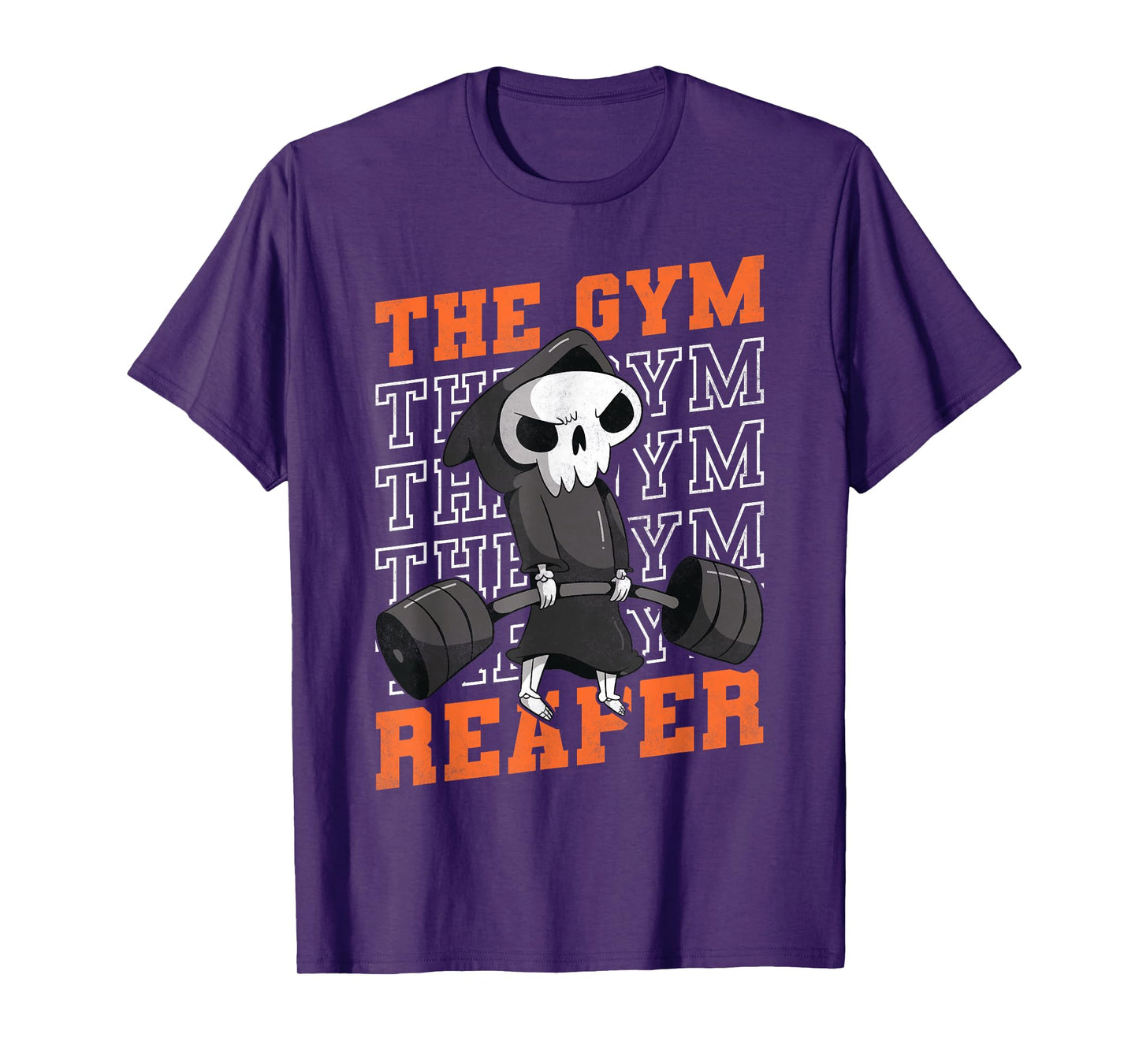 The Gym Reaper, Fitness Grim Reaper Halloween T-Shirt