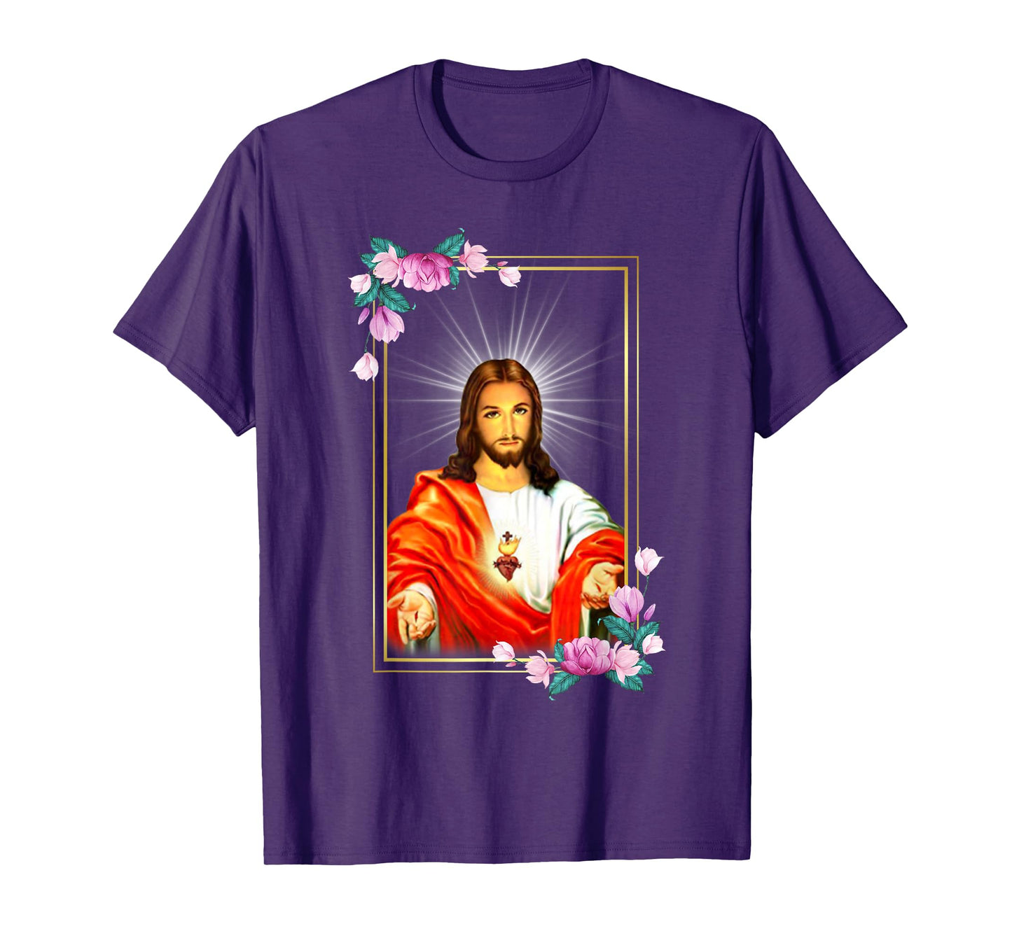 Sacred Heart of Jesus Christ Catholic Immaculate Heart T-Shirt