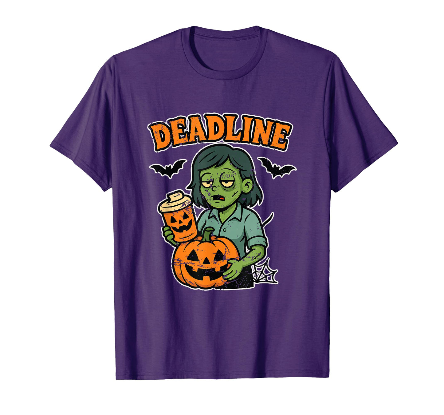 Deadline Zombie Office Halloween T-Shirt