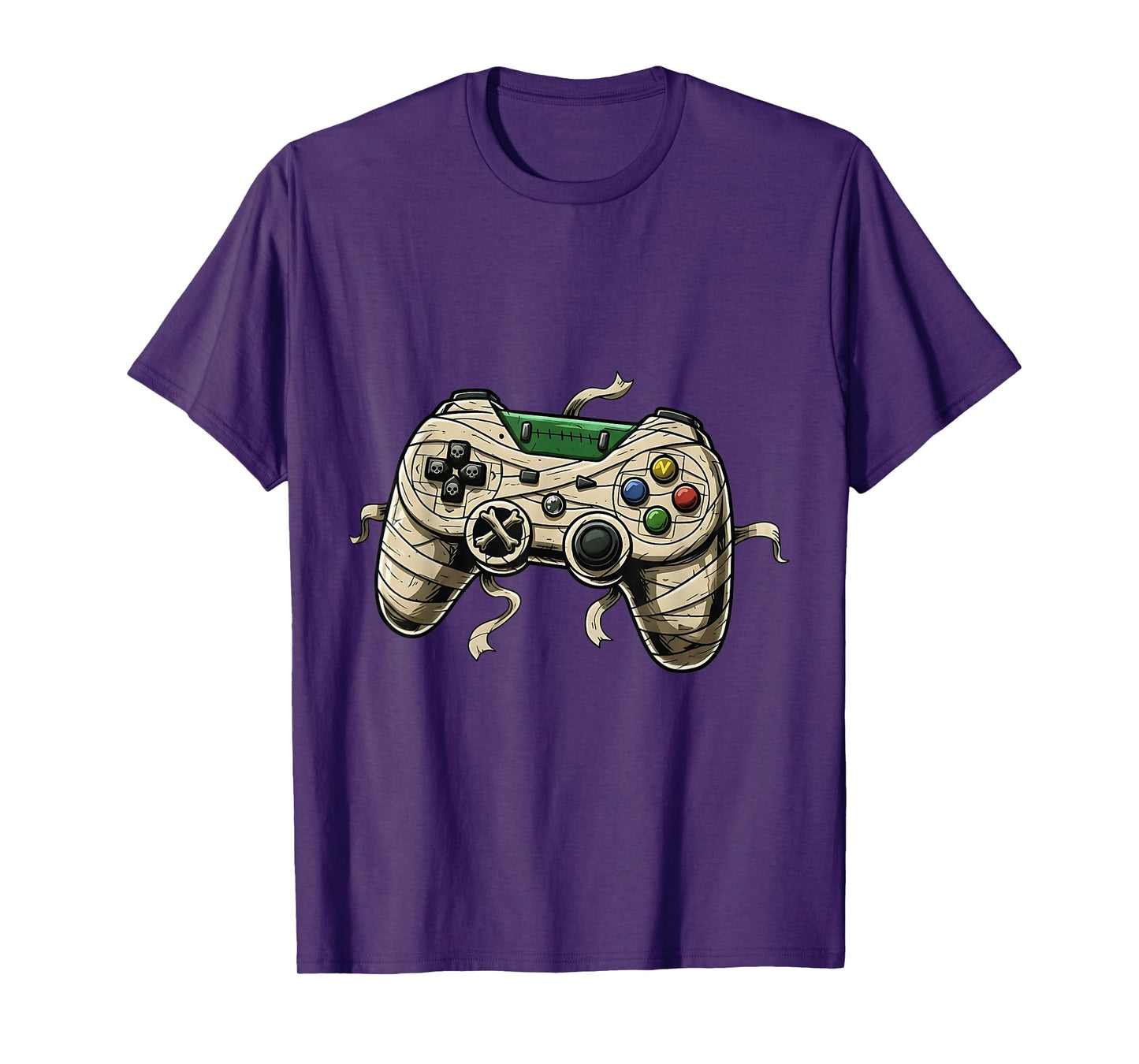 Halloween Mummy Gaming Controller Boys Kids Design T-Shirt