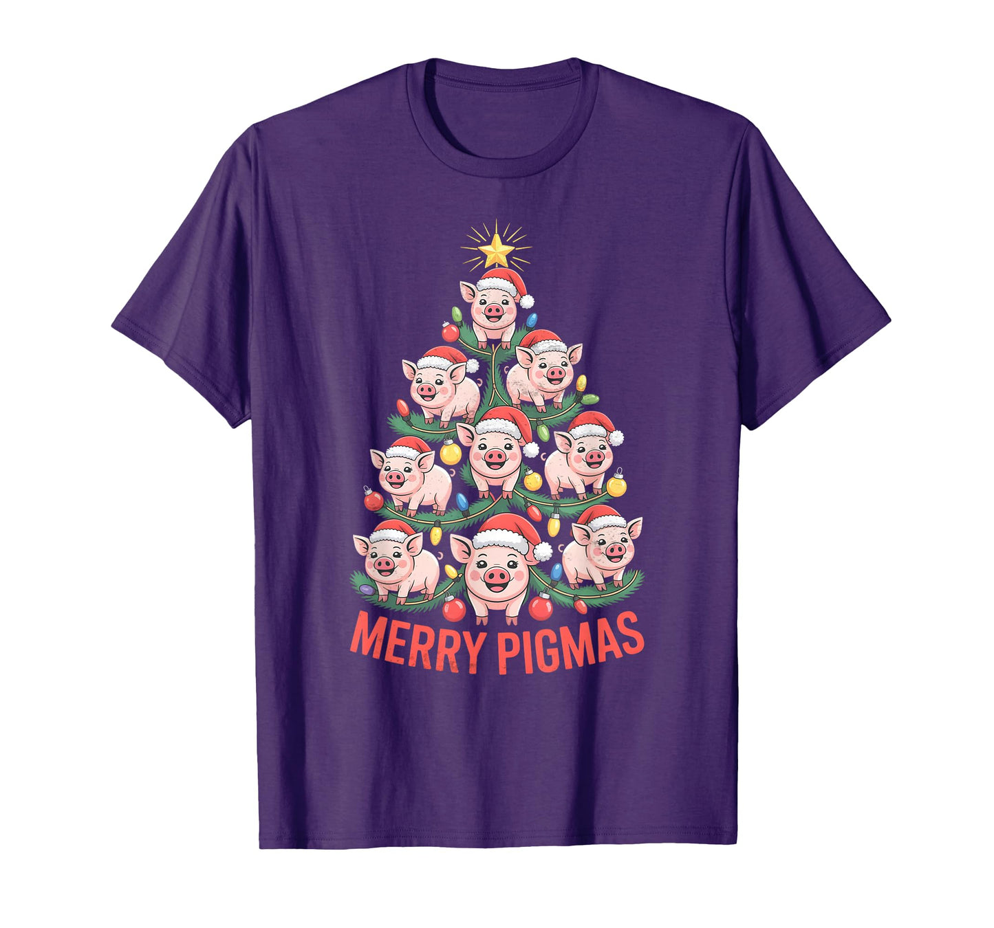 Pig Christmas Tree T-Shirt