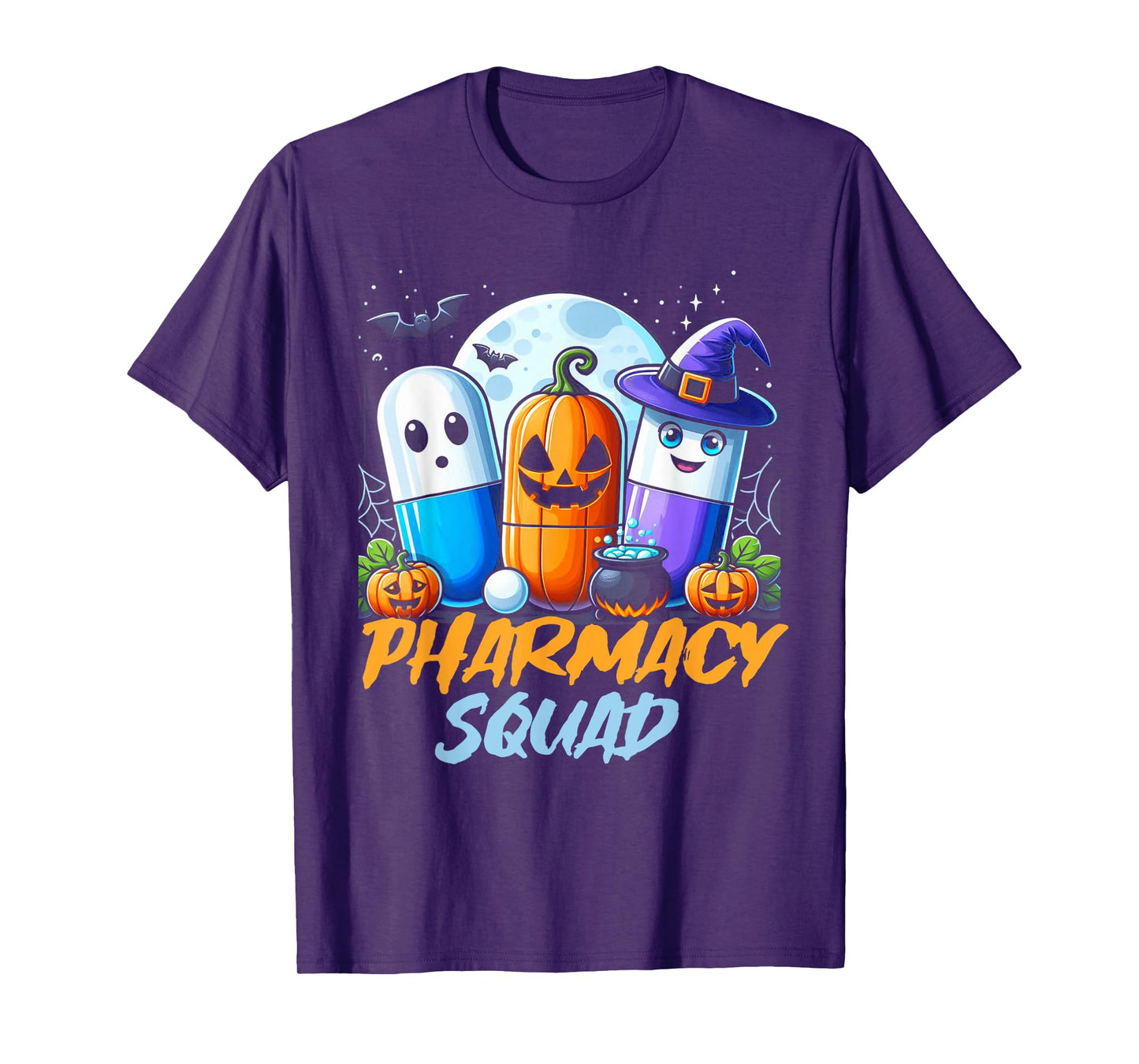 Funny Pills Pharmacy Pharmacist Squad Halloween Costume T-Shirt