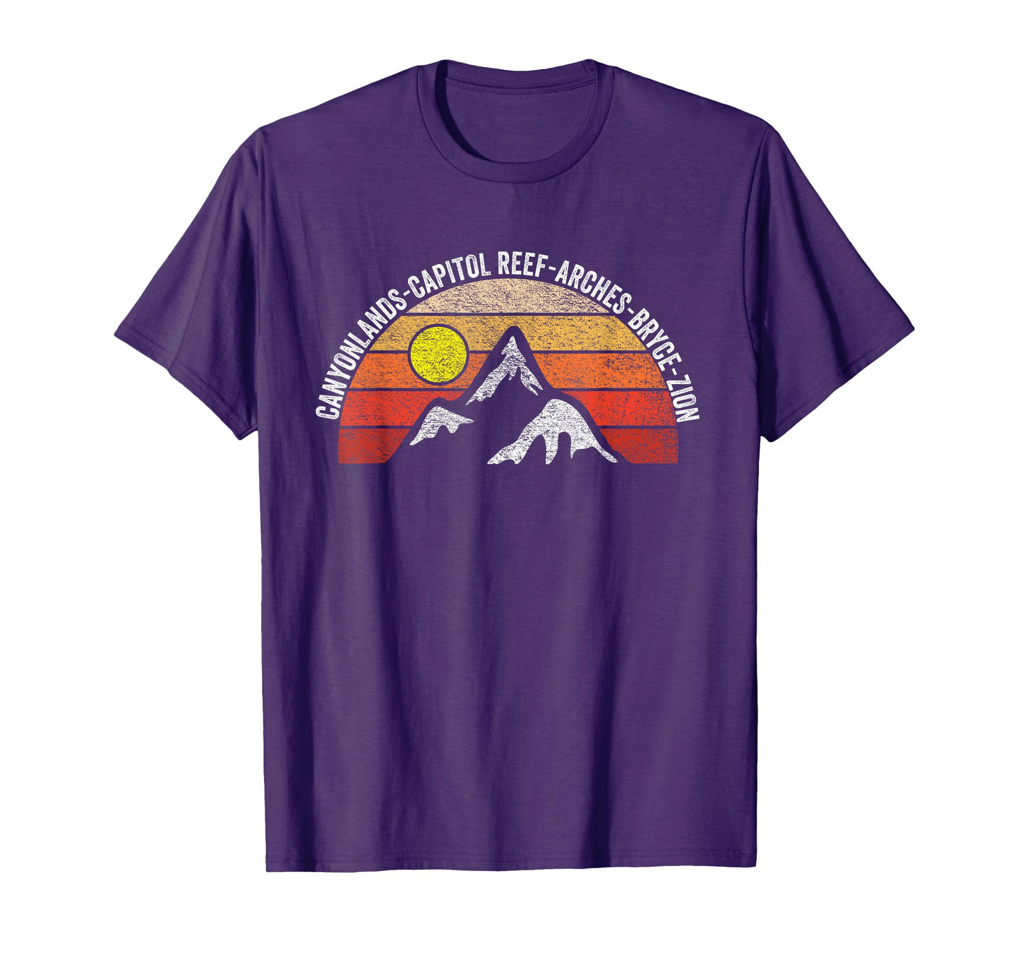 Vintage Utah Souvenir Big 5 Utah Mighty Five National Park T-Shirt